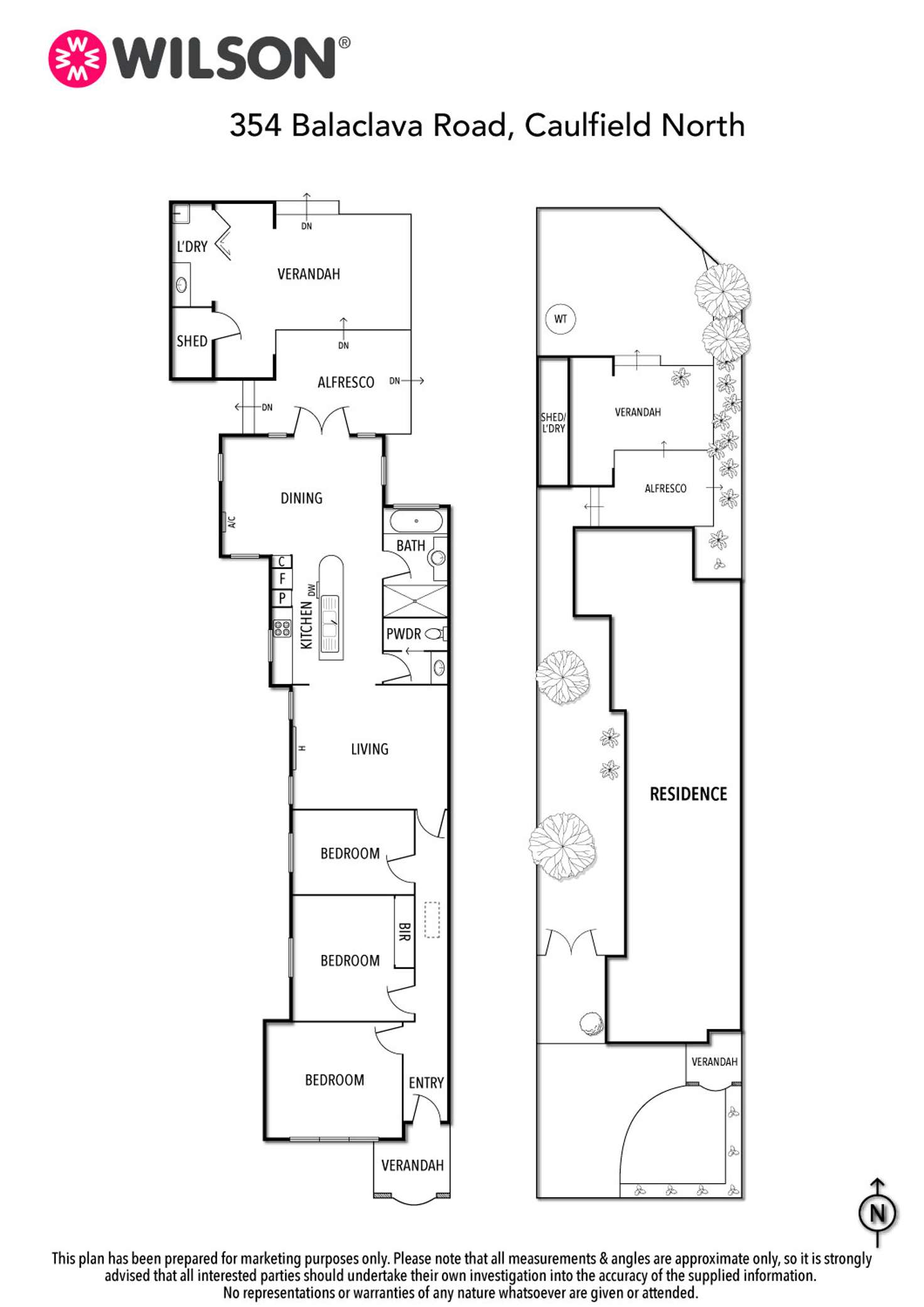 Floorplan of Homely house listing, 354 Balaclava Road, Caulfield North VIC 3161