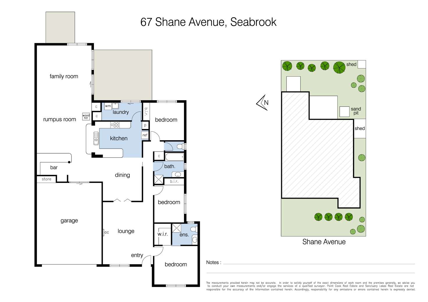 Floorplan of Homely house listing, 67 Shane Avenue, Seabrook VIC 3028