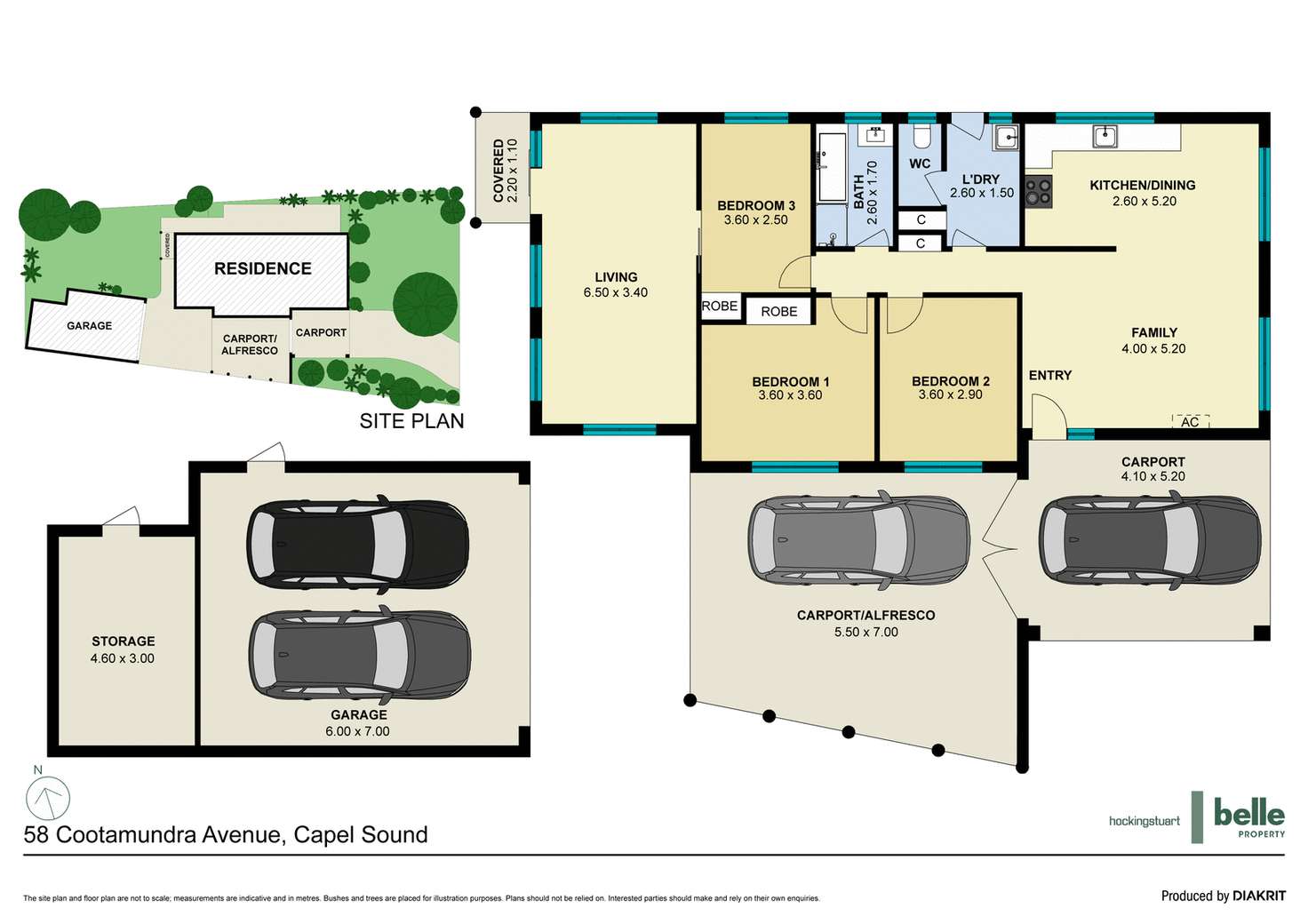 Floorplan of Homely house listing, 58 Cootamundra Avenue, Capel Sound VIC 3940