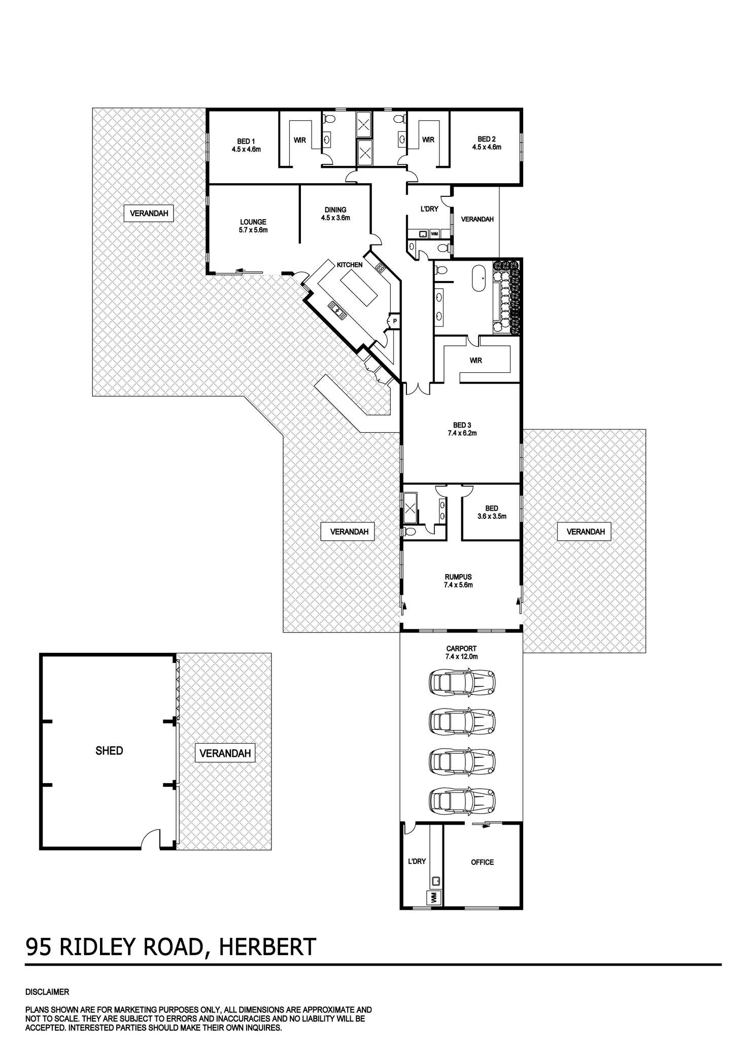 Floorplan of Homely house listing, 95 Ridley Road, Herbert NT 836