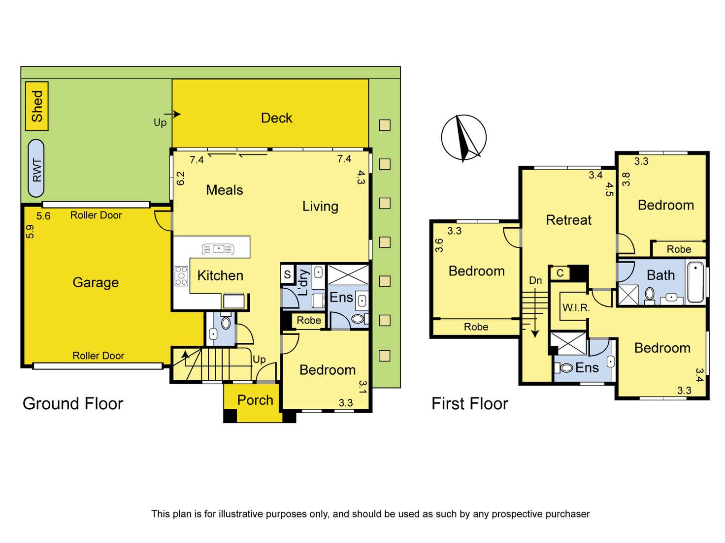 Floorplan of Homely townhouse listing, 2/4 Dowle Street, Macleod VIC 3085