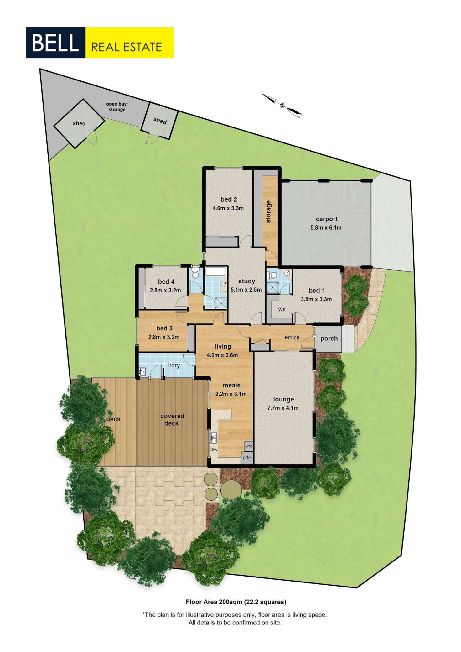 Floorplan of Homely house listing, 17 Windermere Drive, Ferntree Gully VIC 3156