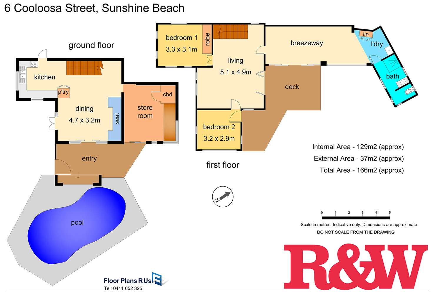 Floorplan of Homely house listing, 6 Cooloosa Street, Sunshine Beach QLD 4567