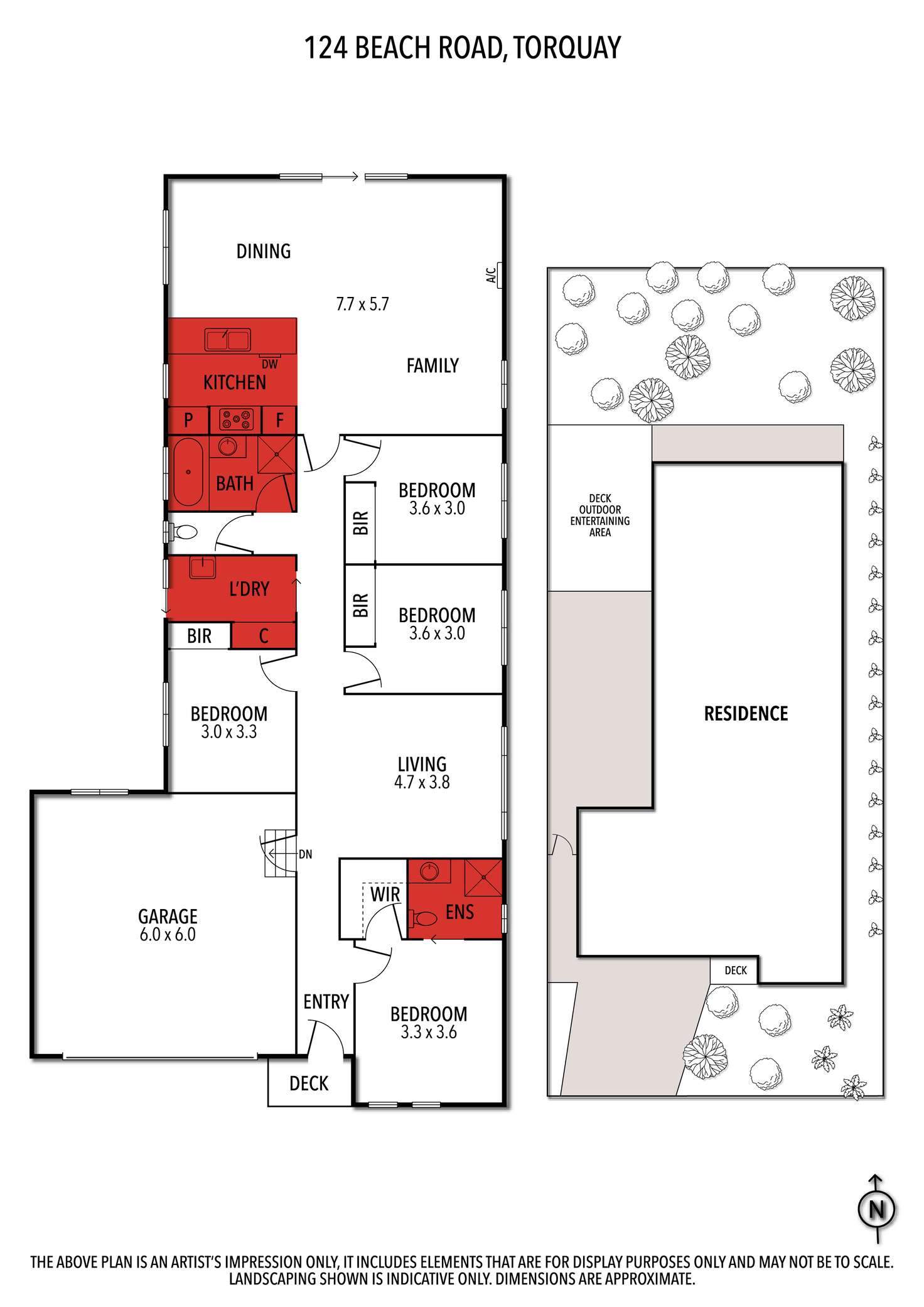 Floorplan of Homely house listing, 124 Beach Road, Torquay VIC 3228