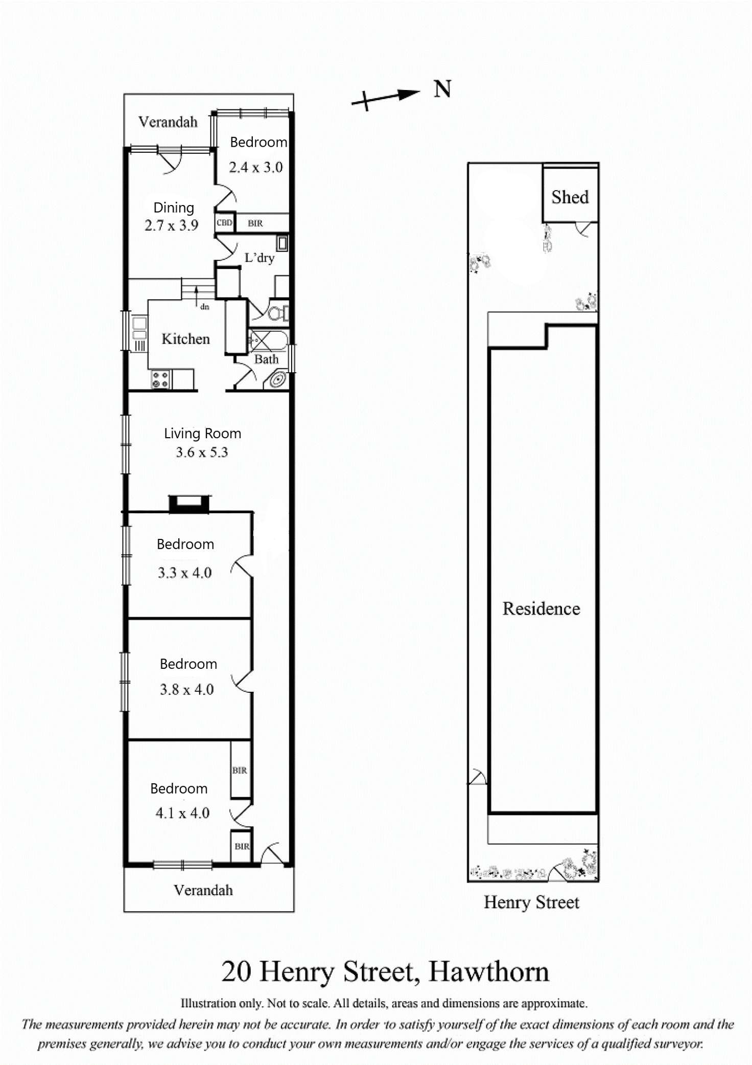 Floorplan of Homely house listing, 20 Henry Street, Hawthorn VIC 3122