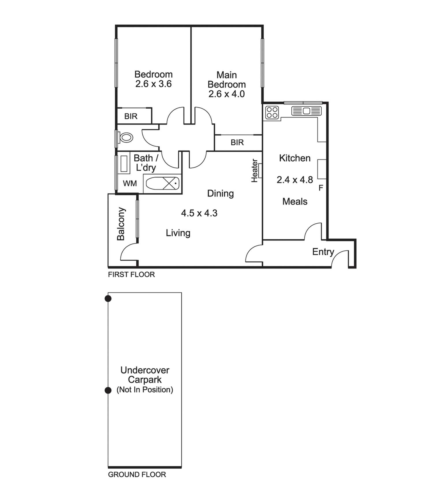Floorplan of Homely apartment listing, 7/24 Dunoon Street, Murrumbeena VIC 3163