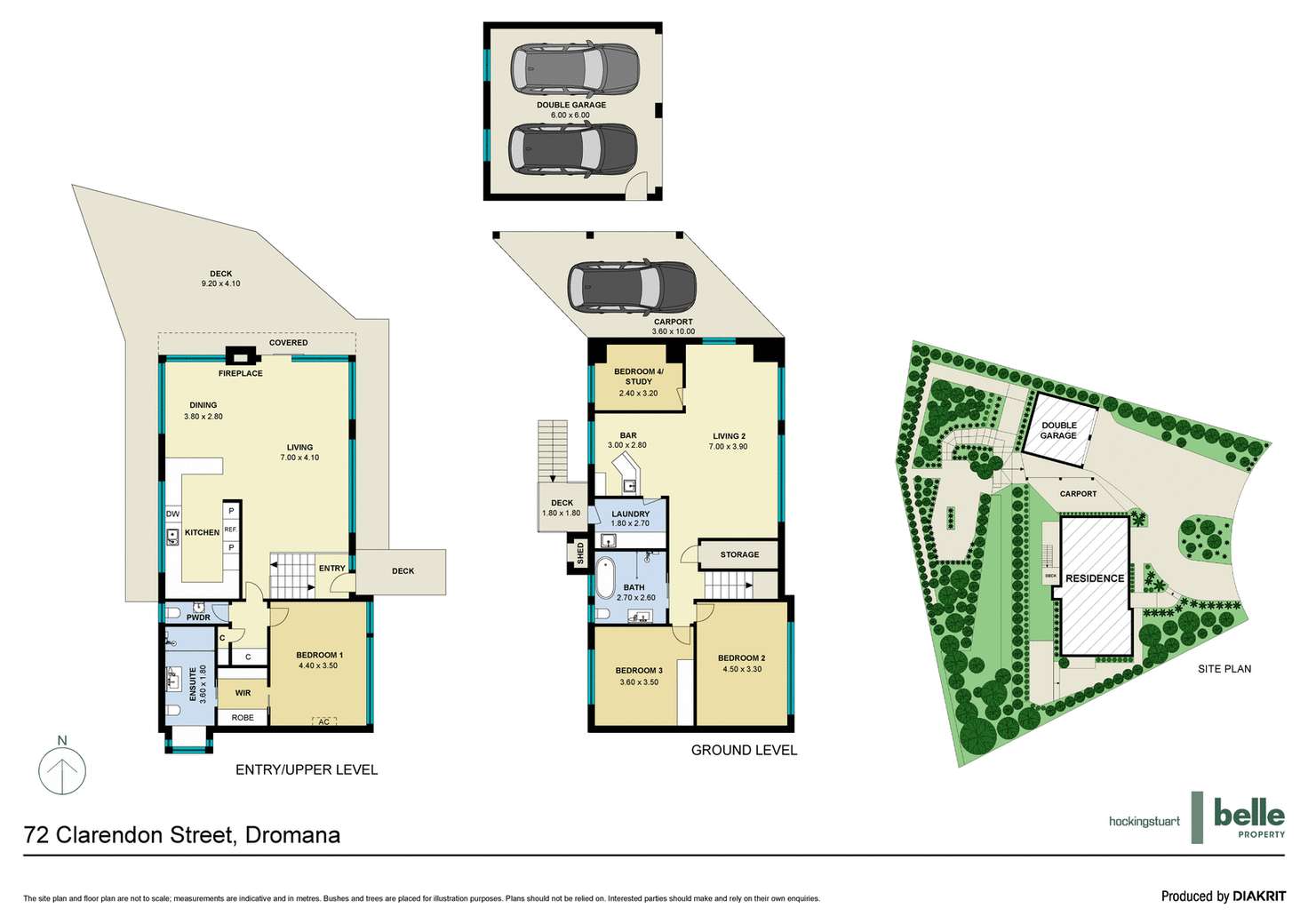Floorplan of Homely house listing, 72 Clarendon Street, Dromana VIC 3936
