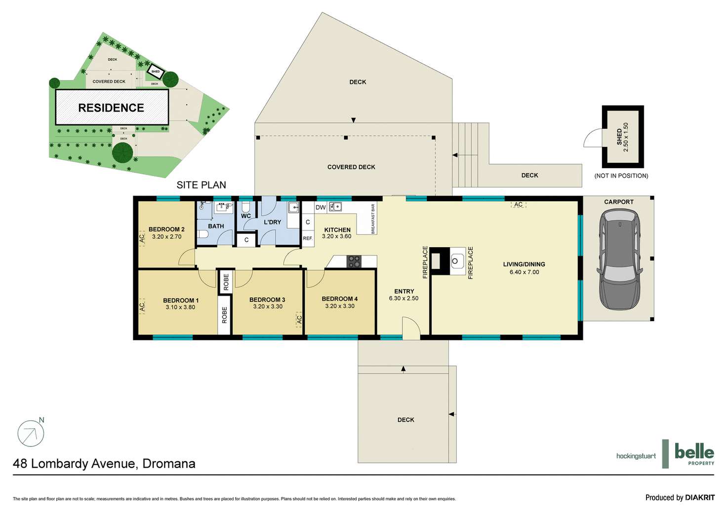 Floorplan of Homely house listing, 48 Lombardy Avenue, Dromana VIC 3936