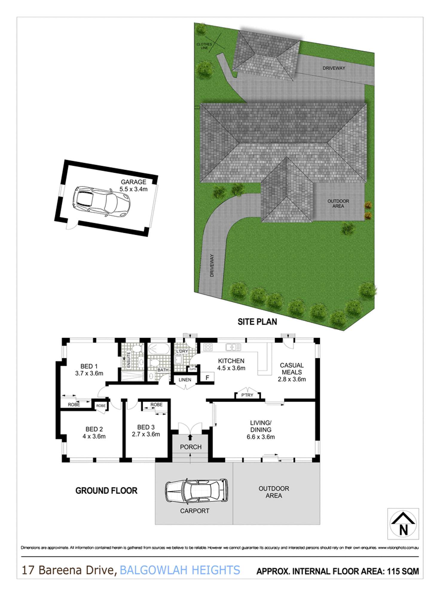 Floorplan of Homely house listing, 17 Bareena Drive, Balgowlah Heights NSW 2093