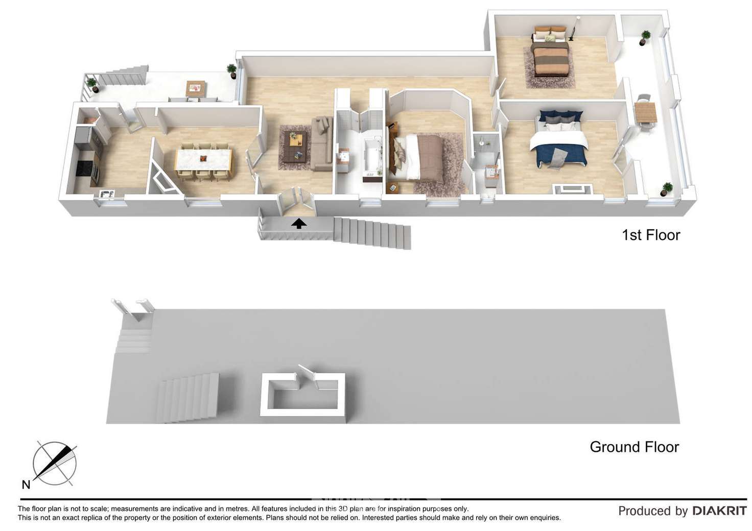 Floorplan of Homely apartment listing, 3/36 Grey Street, St Kilda VIC 3182