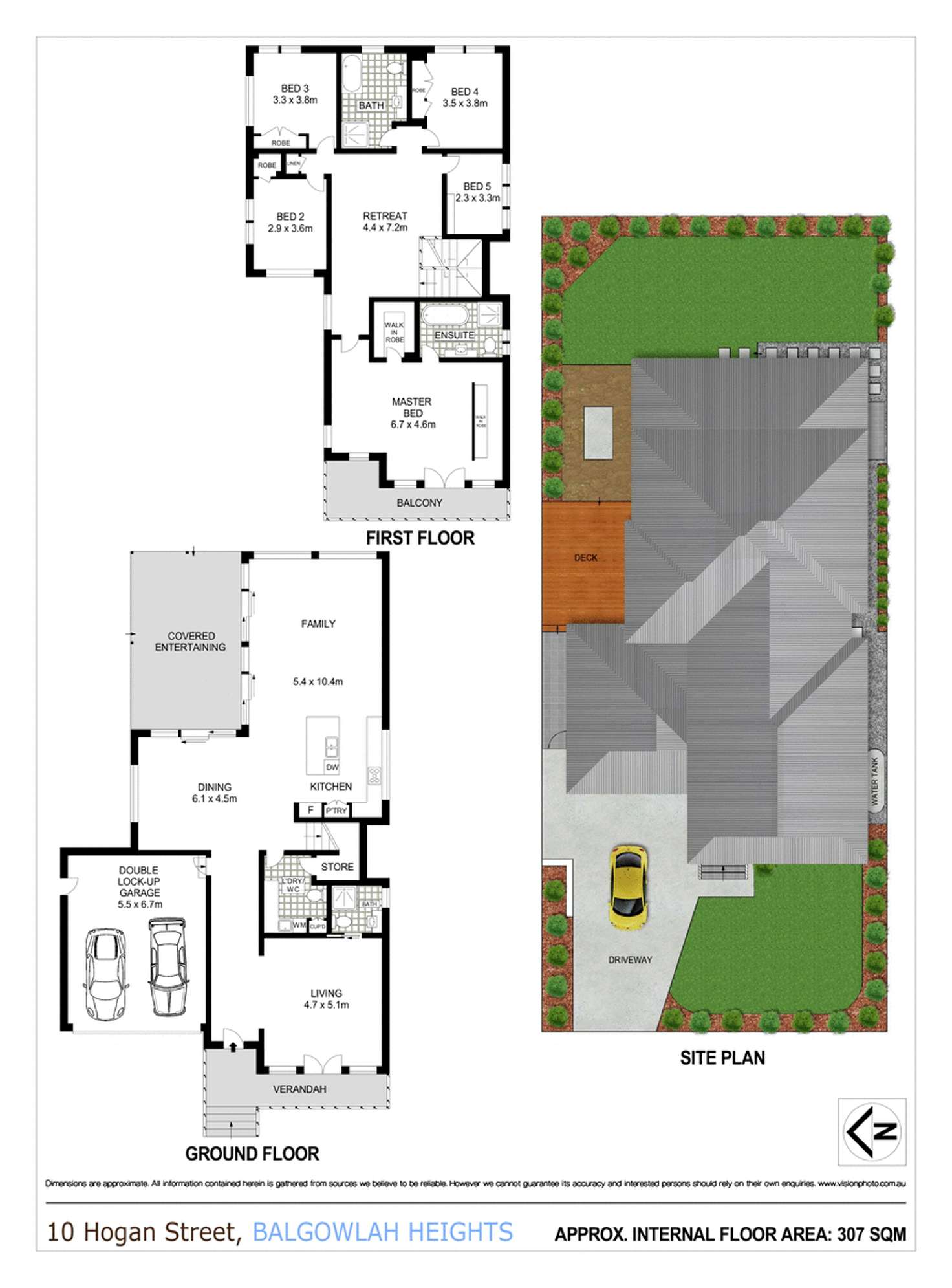 Floorplan of Homely house listing, 10 Hogan Street, Balgowlah Heights NSW 2093