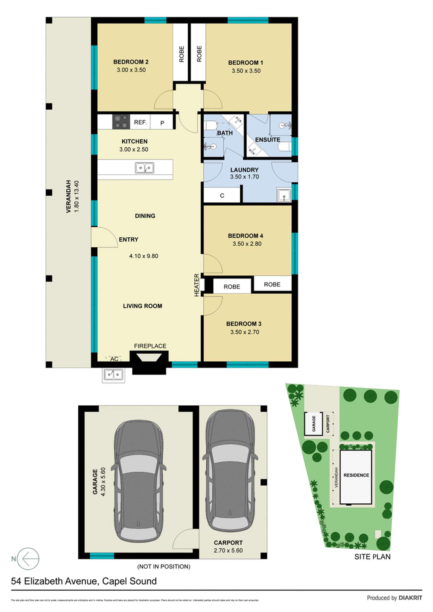 Floorplan of Homely house listing, 54 Elizabeth Avenue, Capel Sound VIC 3940