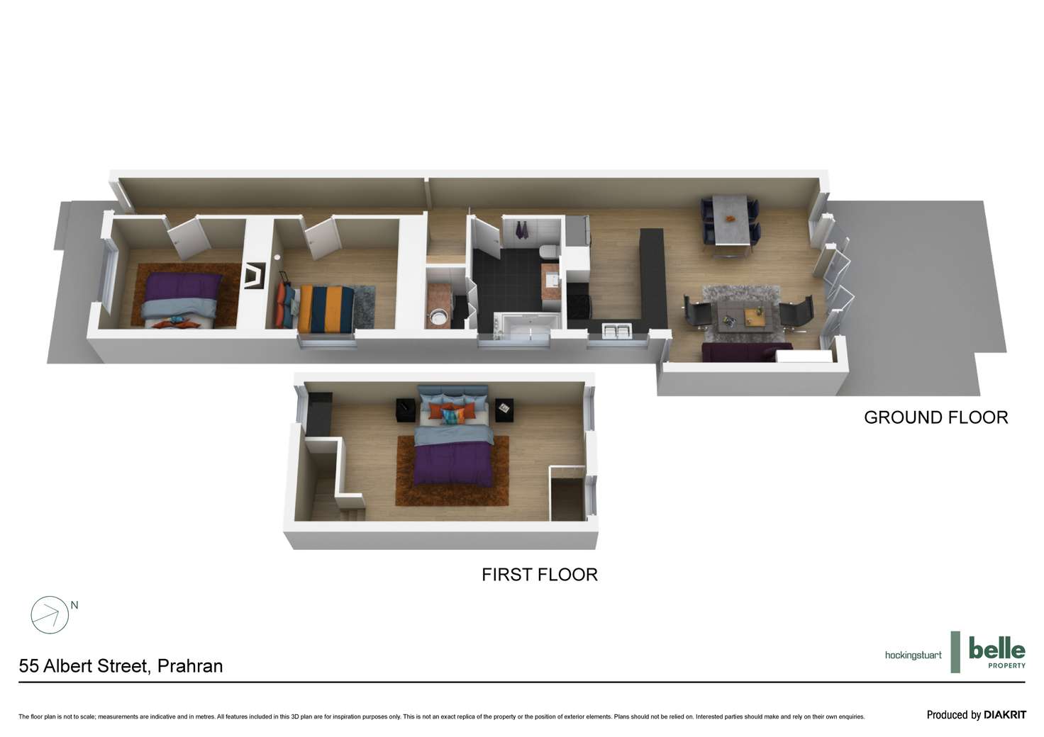Floorplan of Homely house listing, 55 Albert Street, Prahran VIC 3181
