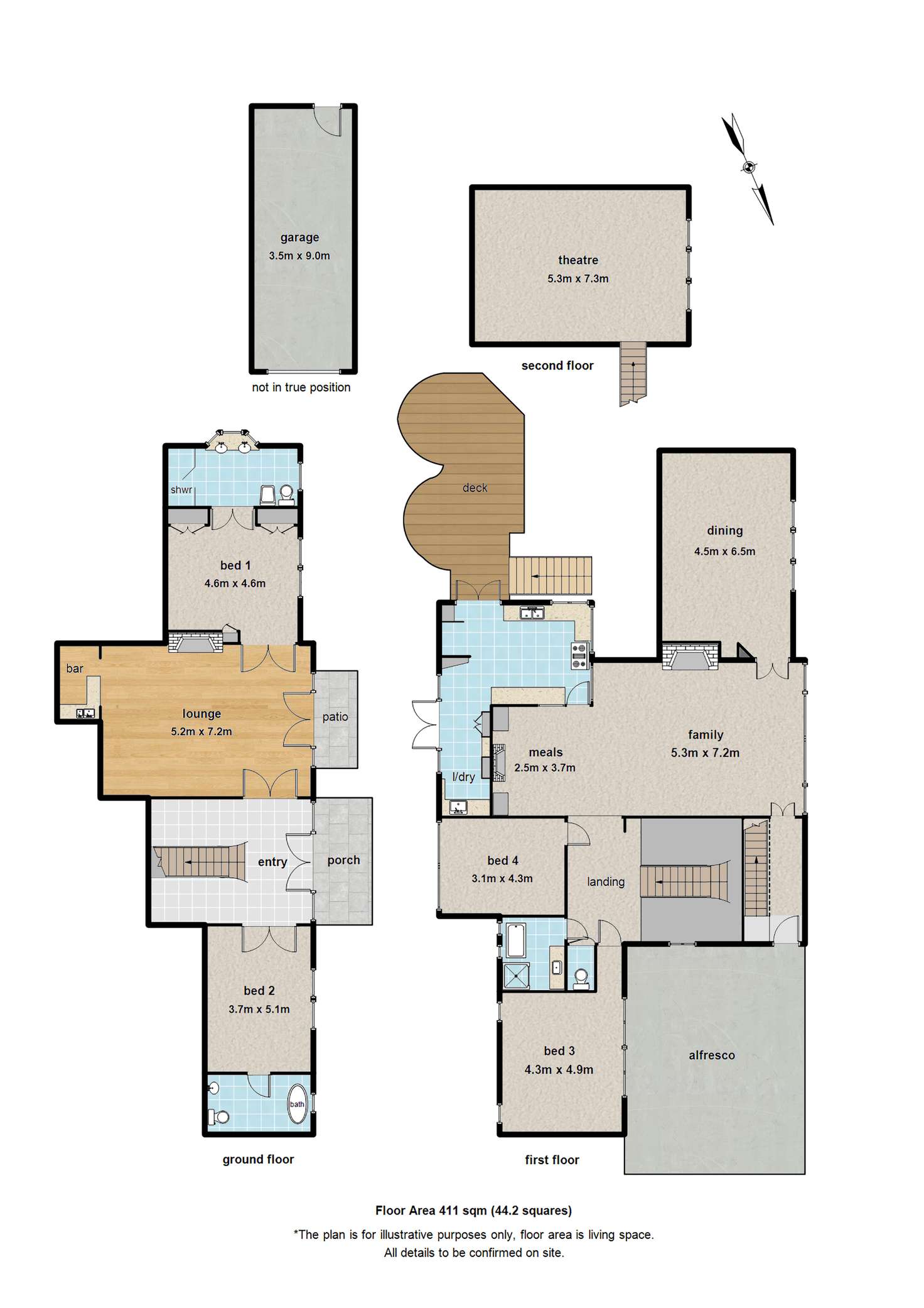 Floorplan of Homely house listing, 4 Chudleigh Crescent, Sassafras VIC 3787