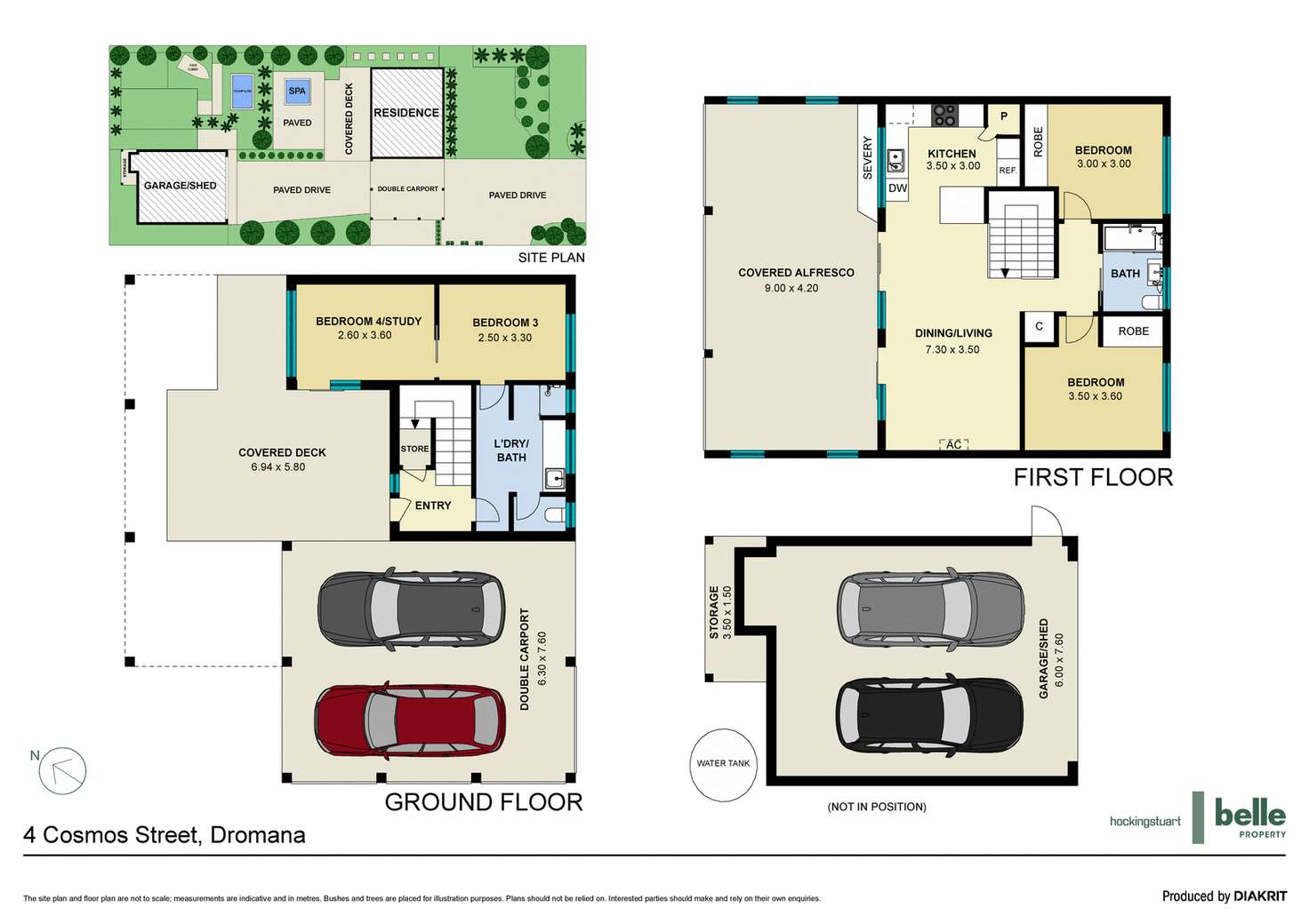 Floorplan of Homely house listing, 4 Cosmos Street, Dromana VIC 3936