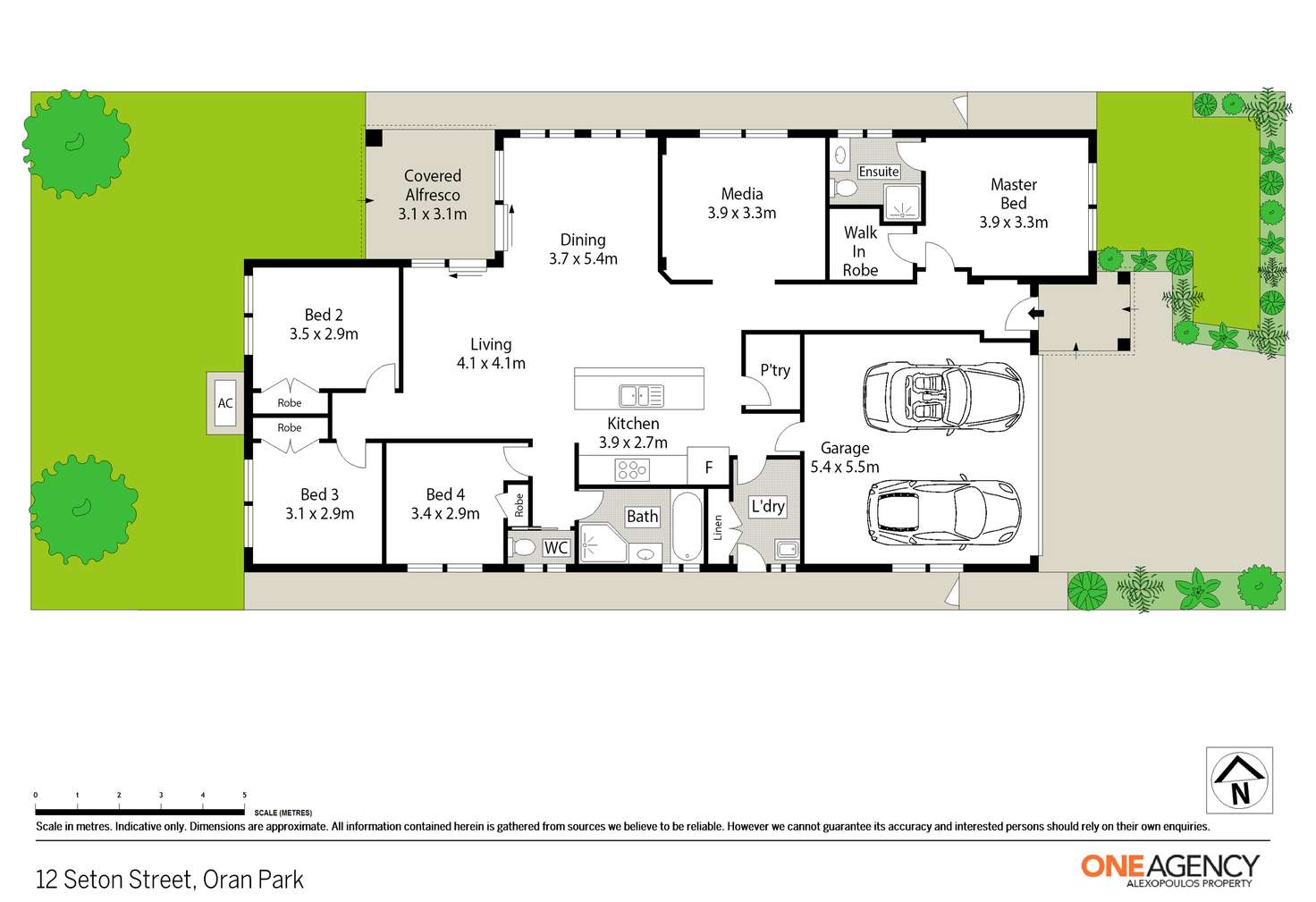 Floorplan of Homely house listing, 12 Seton Street, Oran Park NSW 2570