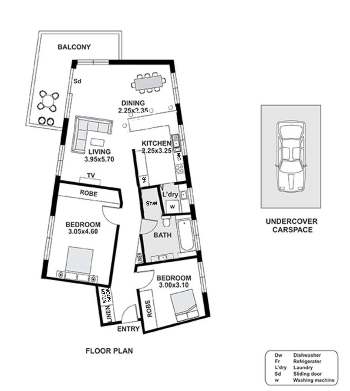 Floorplan of Homely unit listing, 5/168 Old South Head Road, Bellevue Hill NSW 2023