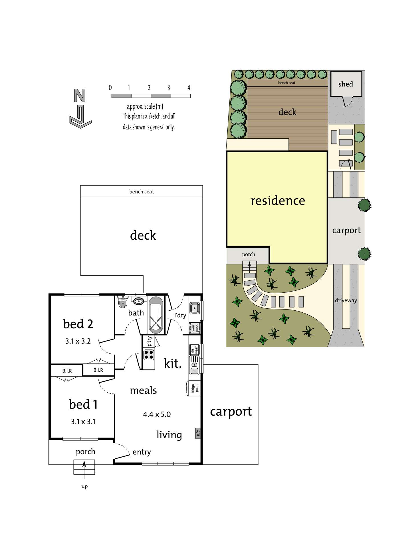Floorplan of Homely unit listing, 1/28 Orient Avenue, Mitcham VIC 3132