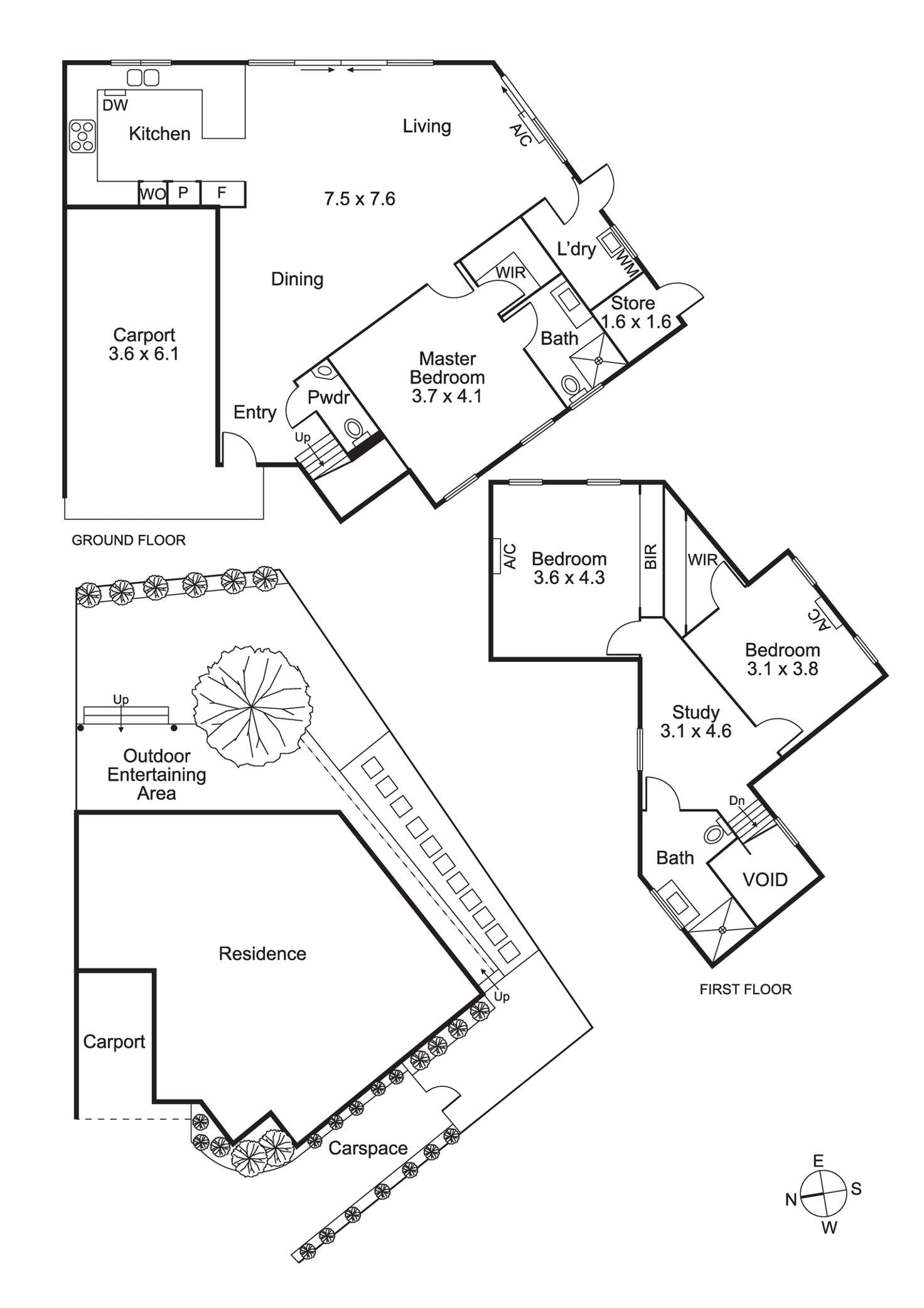 Floorplan of Homely townhouse listing, 3/4 Avoca Court, Ashwood VIC 3147