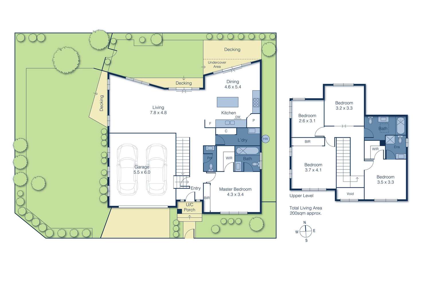 Floorplan of Homely townhouse listing, 111a Eley Road, Blackburn South VIC 3130