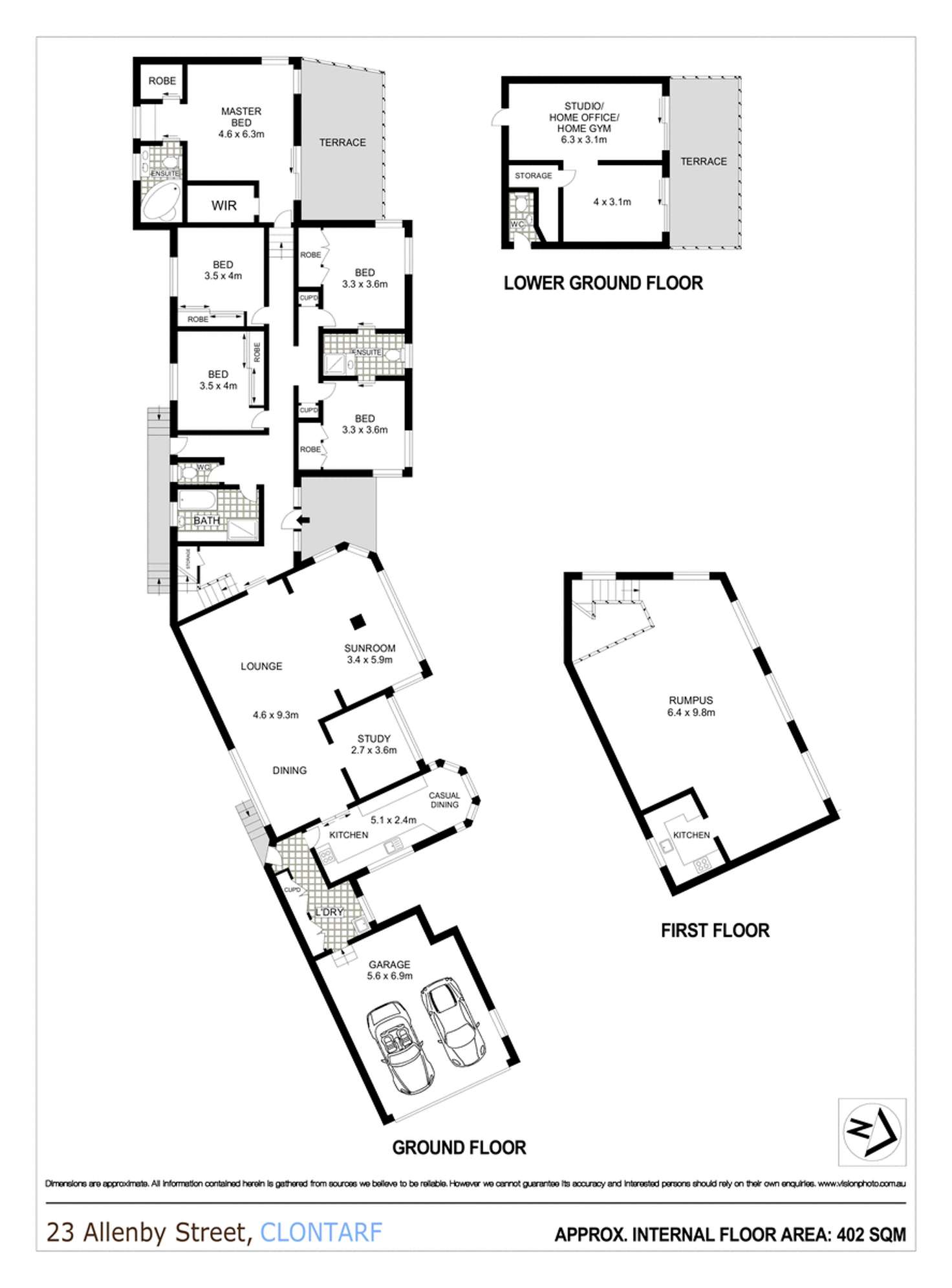 Floorplan of Homely house listing, 23 Allenby Street, Clontarf NSW 2093