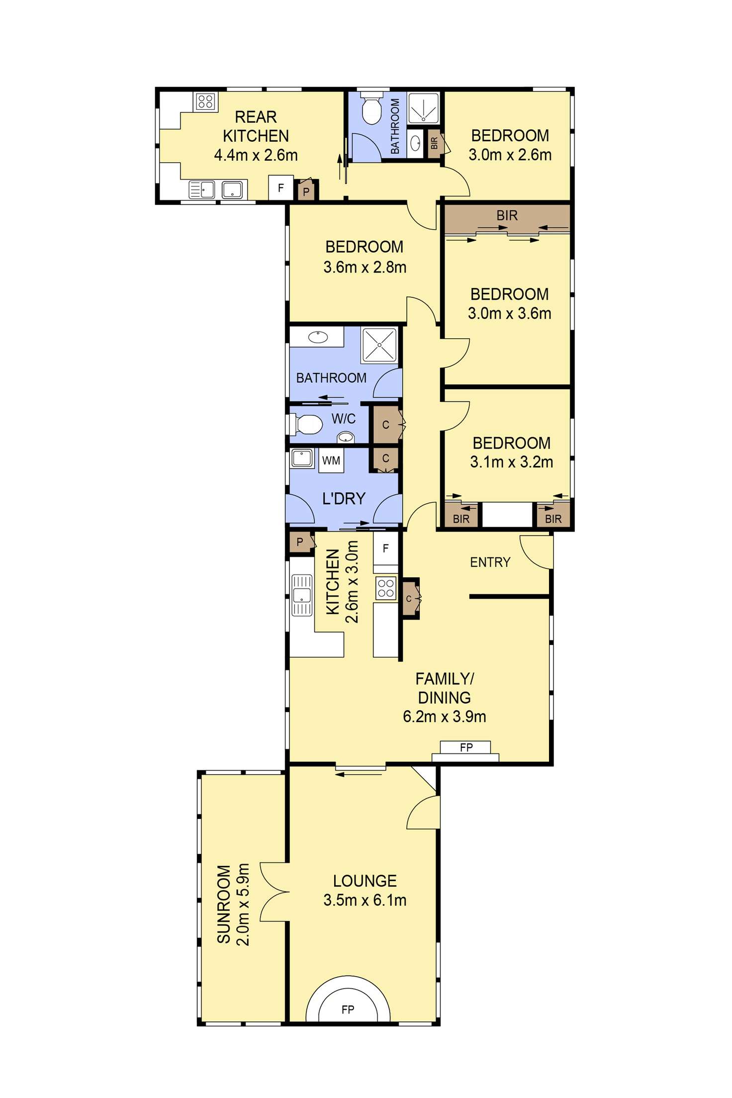 Floorplan of Homely house listing, 21 Willis Street, Greensborough VIC 3088