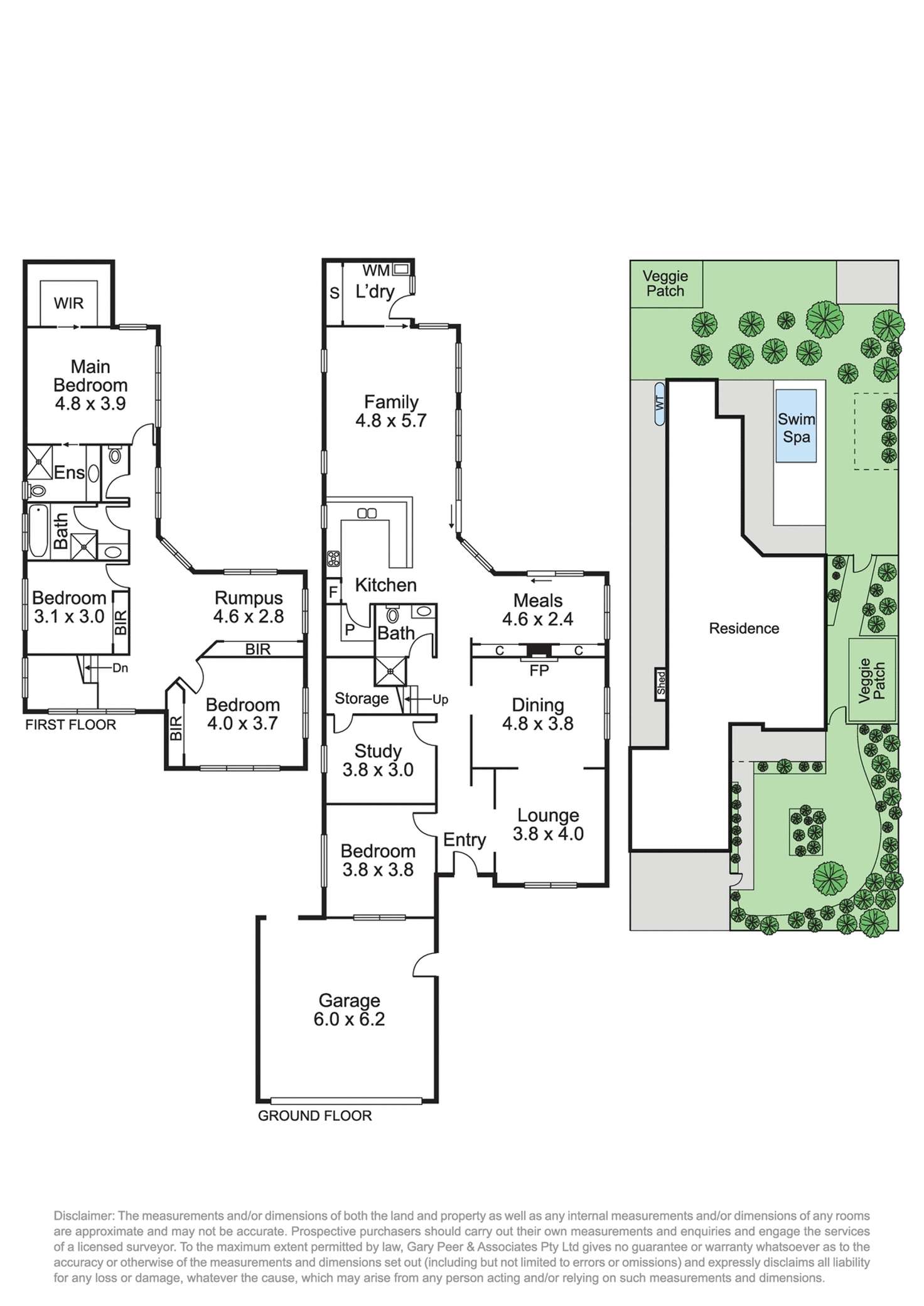 Floorplan of Homely house listing, 24 Emma Street, Caulfield South VIC 3162