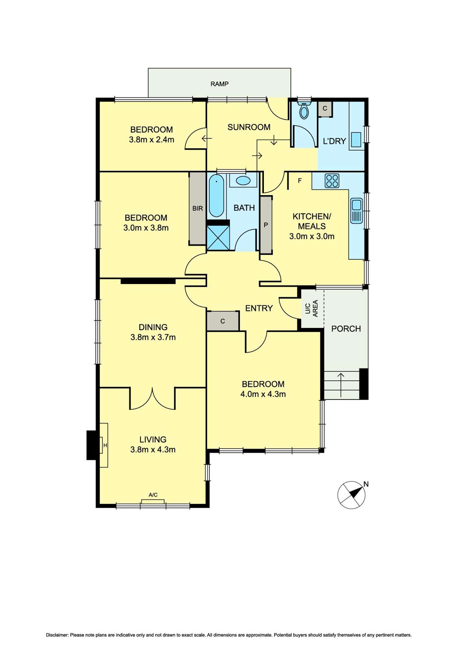 Floorplan of Homely house listing, 21 McColl Street, Reservoir VIC 3073