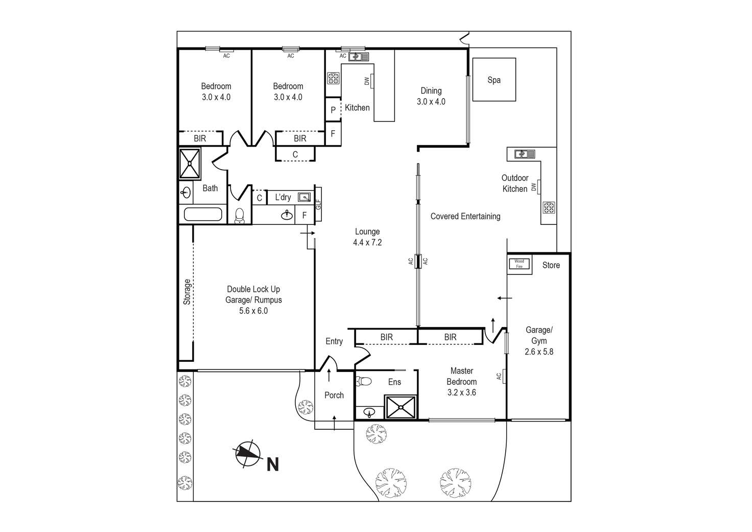 Floorplan of Homely house listing, 6 Edward Street, Mordialloc VIC 3195