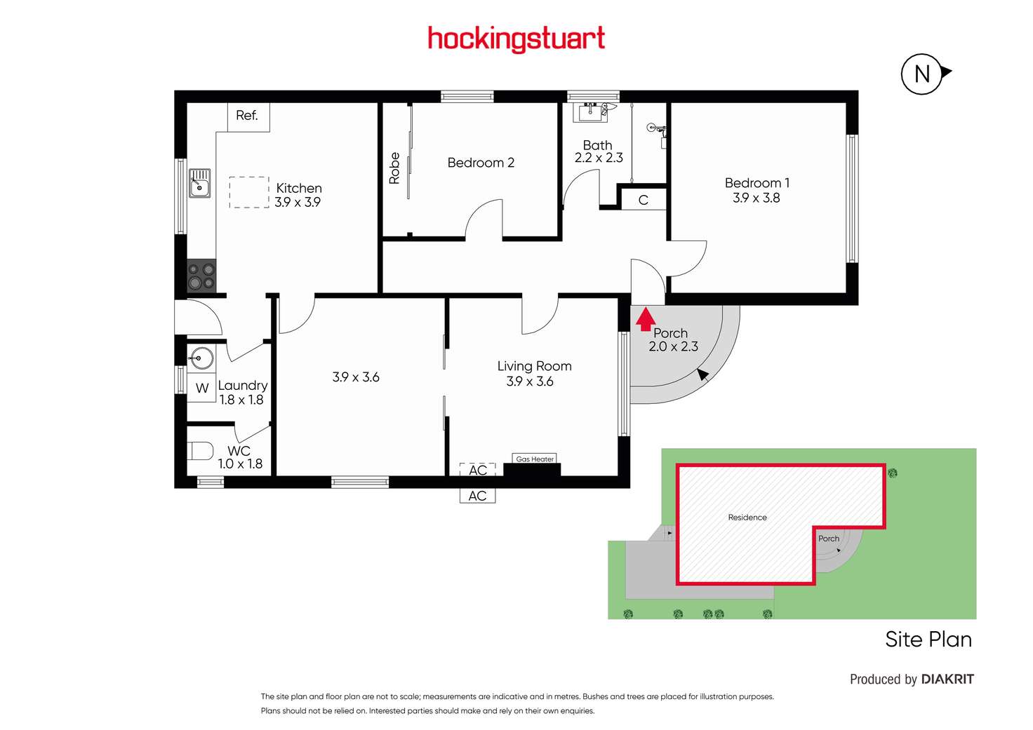 Floorplan of Homely house listing, 1 Hex Street, West Footscray VIC 3012