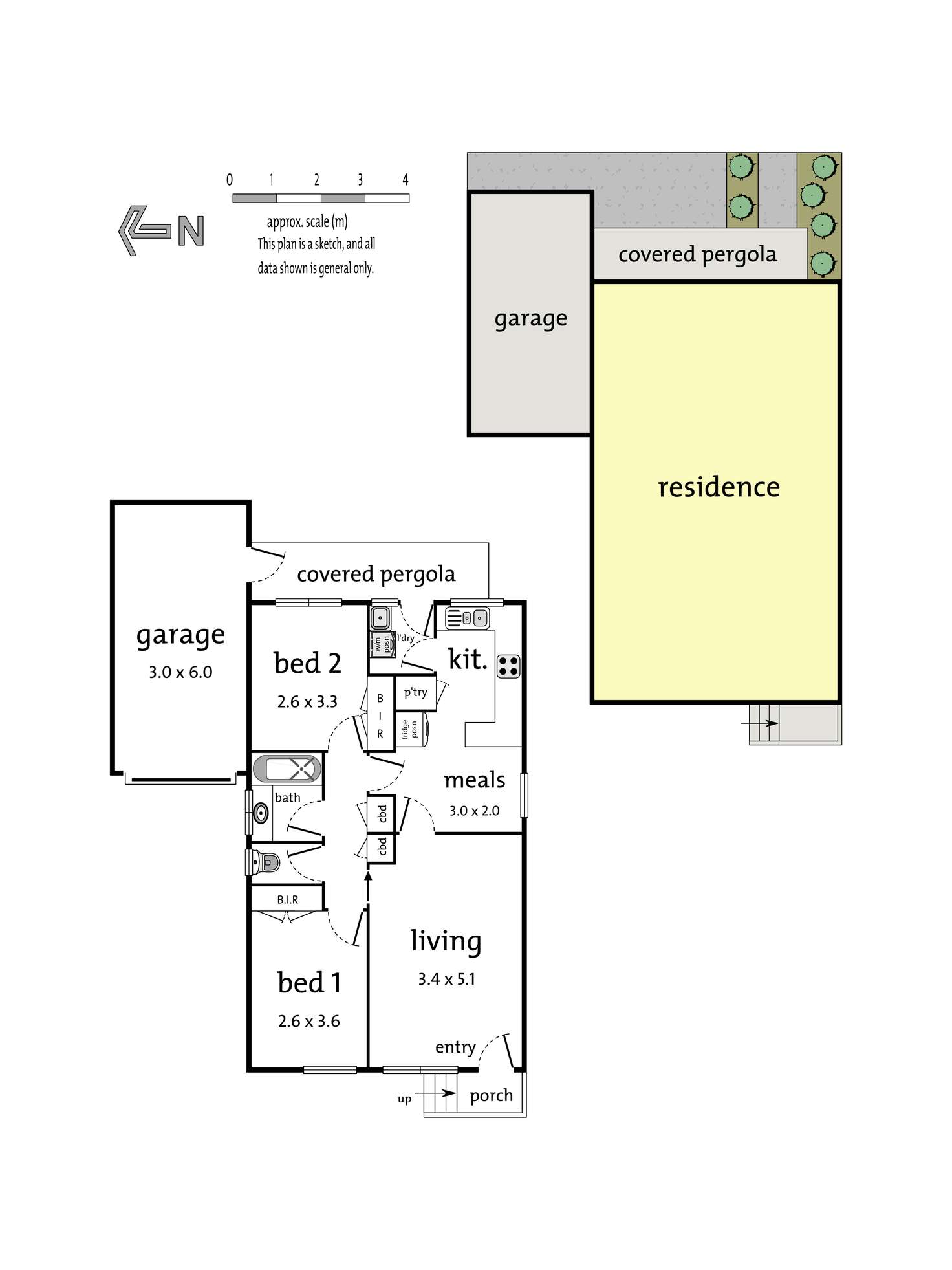 Floorplan of Homely unit listing, 3/32 Barkly Street, Ringwood VIC 3134