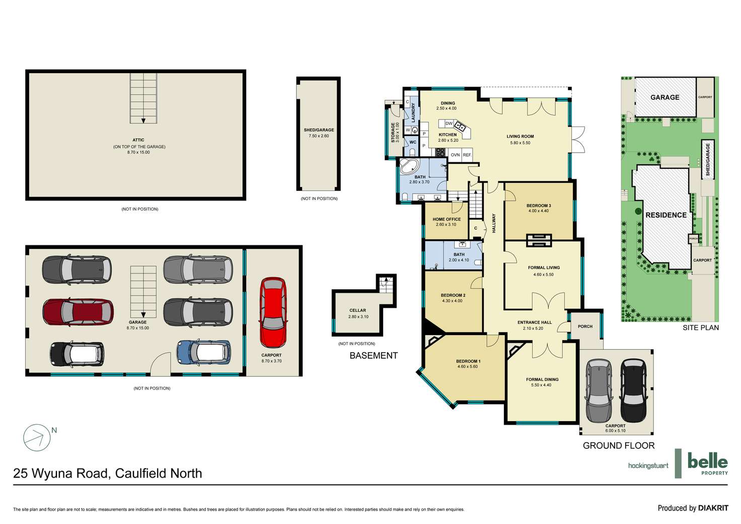 Floorplan of Homely house listing, 25 Wyuna Road, Caulfield North VIC 3161
