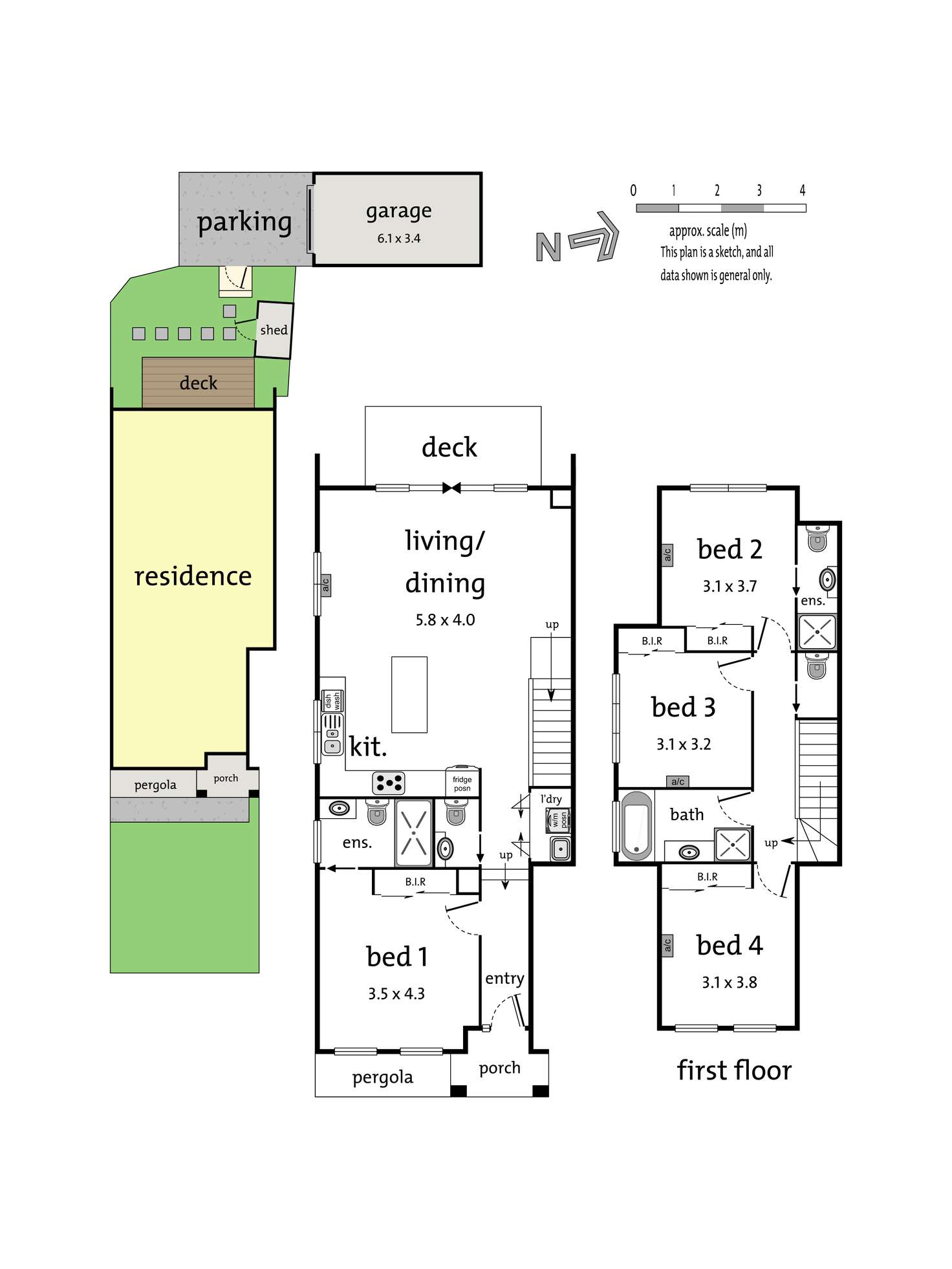 Floorplan of Homely townhouse listing, 1/21 Alexander Avenue, Oakleigh East VIC 3166