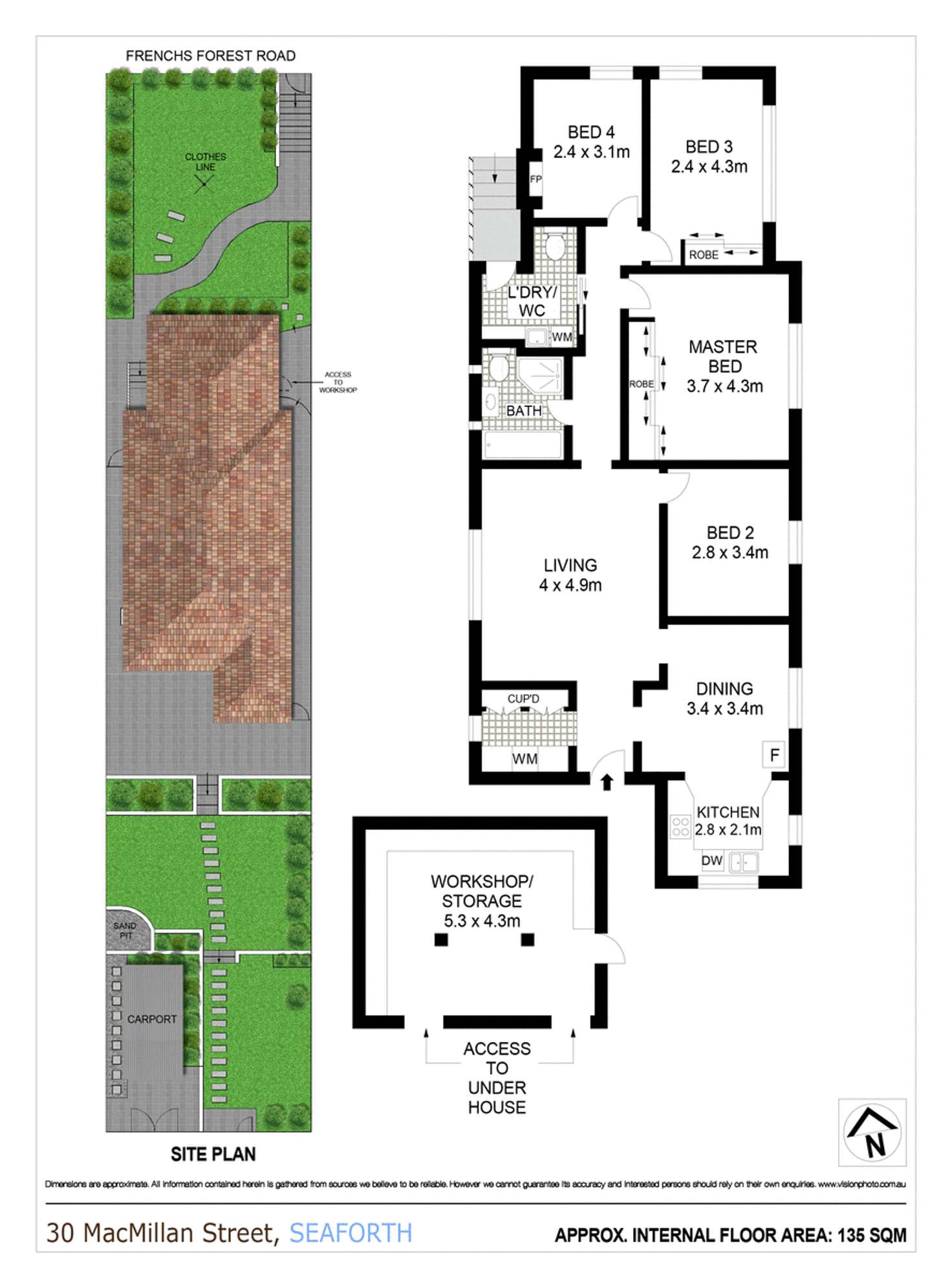 Floorplan of Homely house listing, 30 MacMillan Street, Seaforth NSW 2092