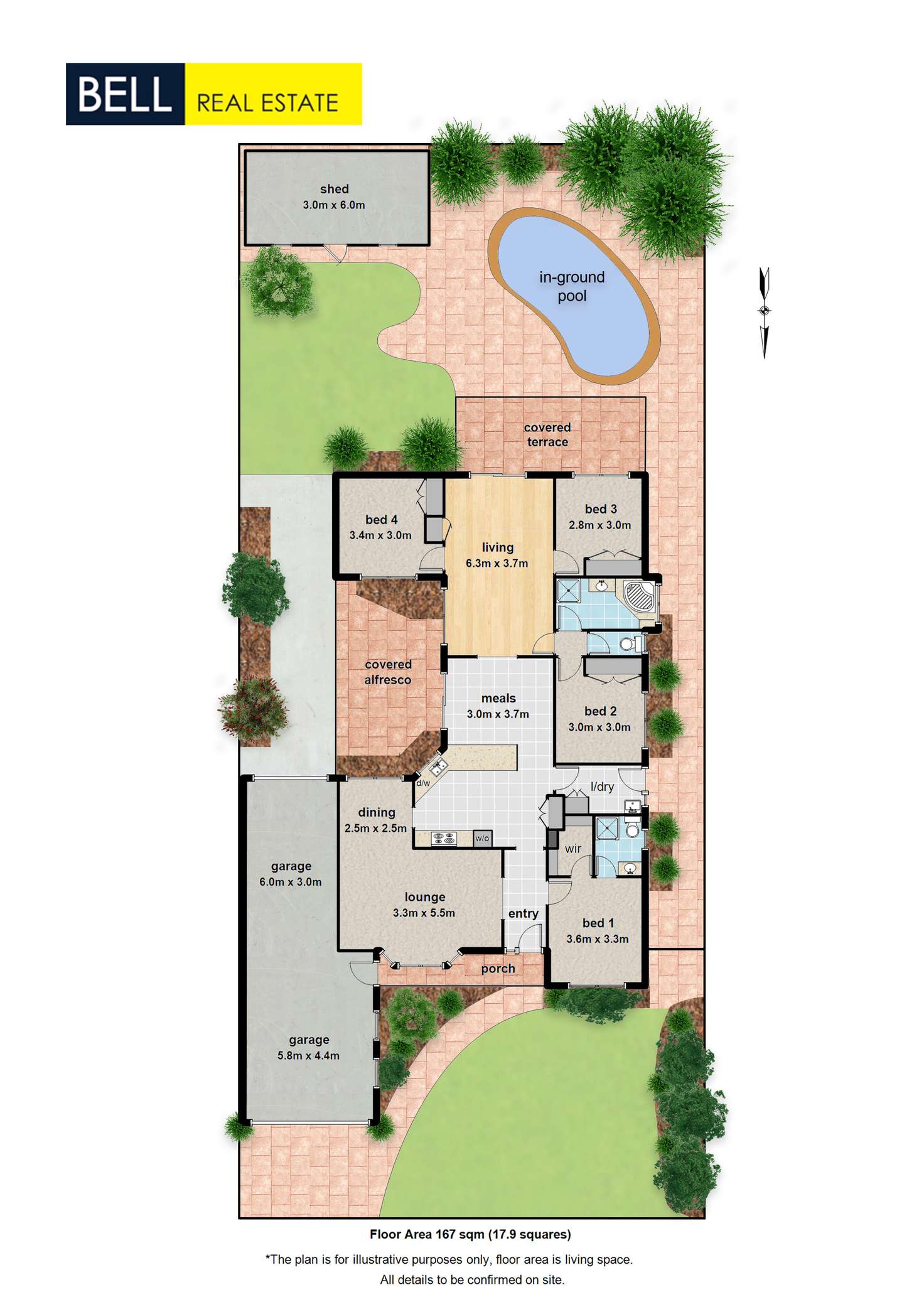 Floorplan of Homely house listing, 48 Segarta Circuit, Ferntree Gully VIC 3156