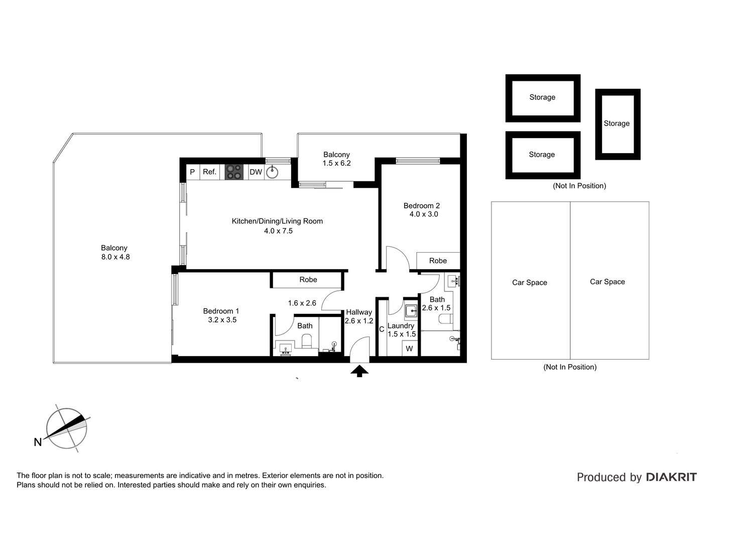 Floorplan of Homely apartment listing, 606/87 High Street, Prahran VIC 3181