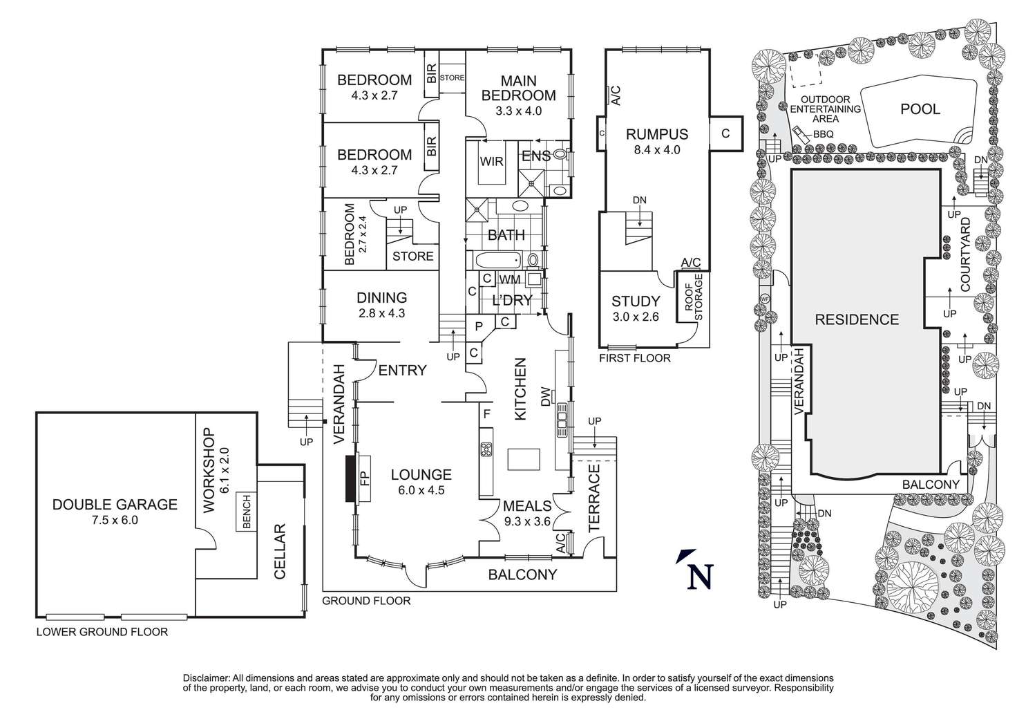 Floorplan of Homely house listing, 10 Andromeda Way, Templestowe Lower VIC 3107