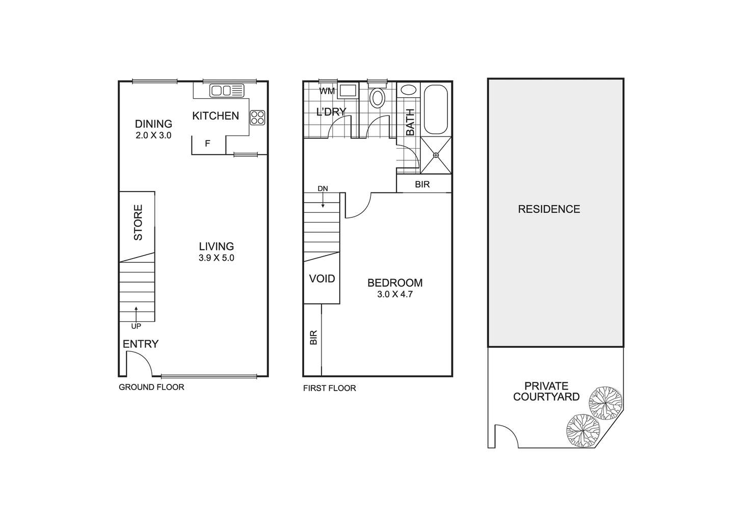 Floorplan of Homely villa listing, 4/42 Rennison Street, Parkdale VIC 3195