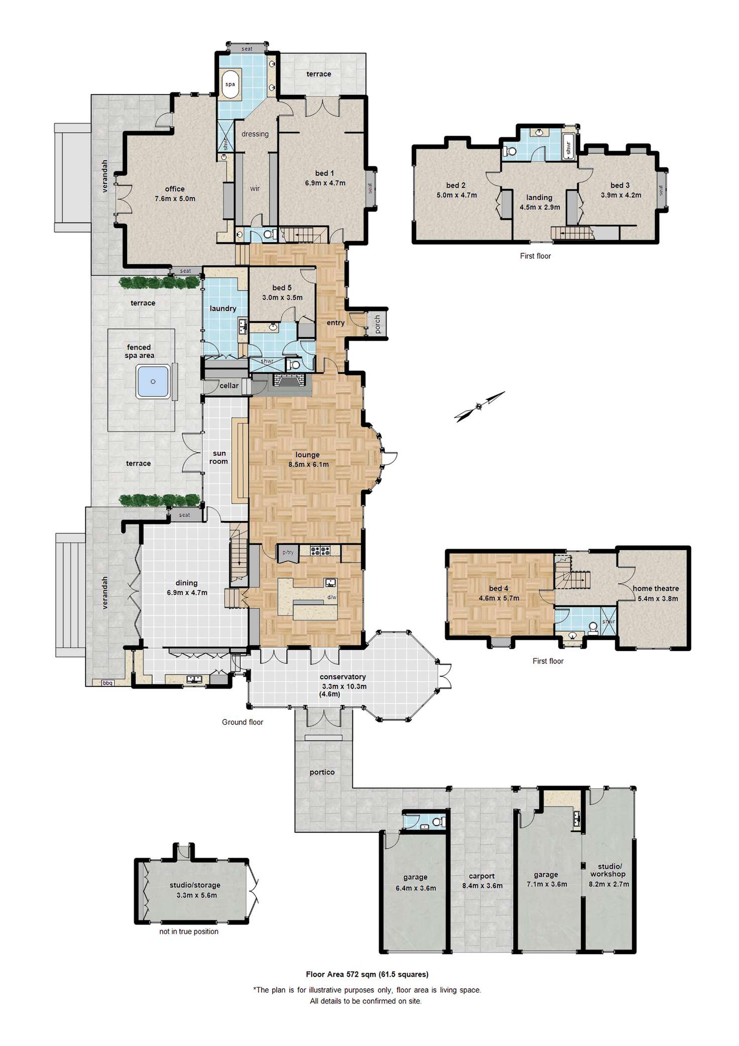 Floorplan of Homely house listing, 10 The Crescent, Sassafras VIC 3787