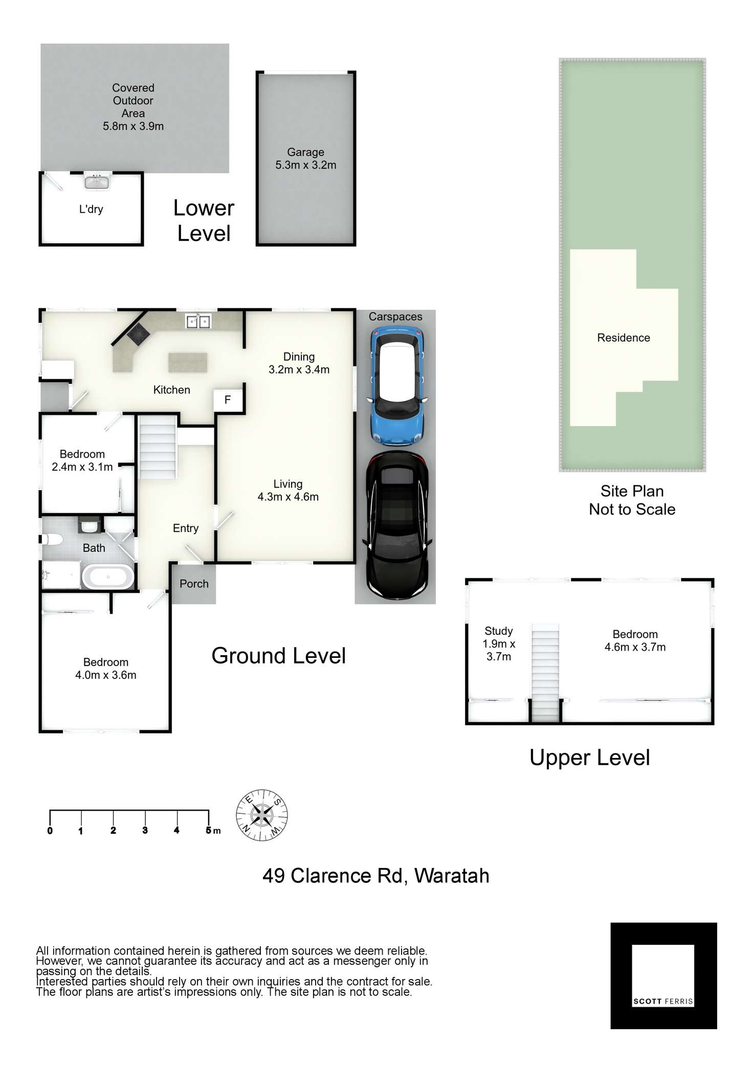 Floorplan of Homely house listing, 49 Clarence Road, Waratah NSW 2298