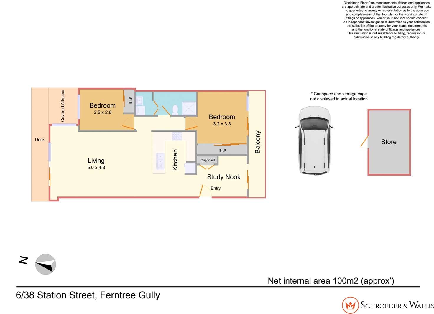 Floorplan of Homely apartment listing, G6/38 Station Street, Ferntree Gully VIC 3156