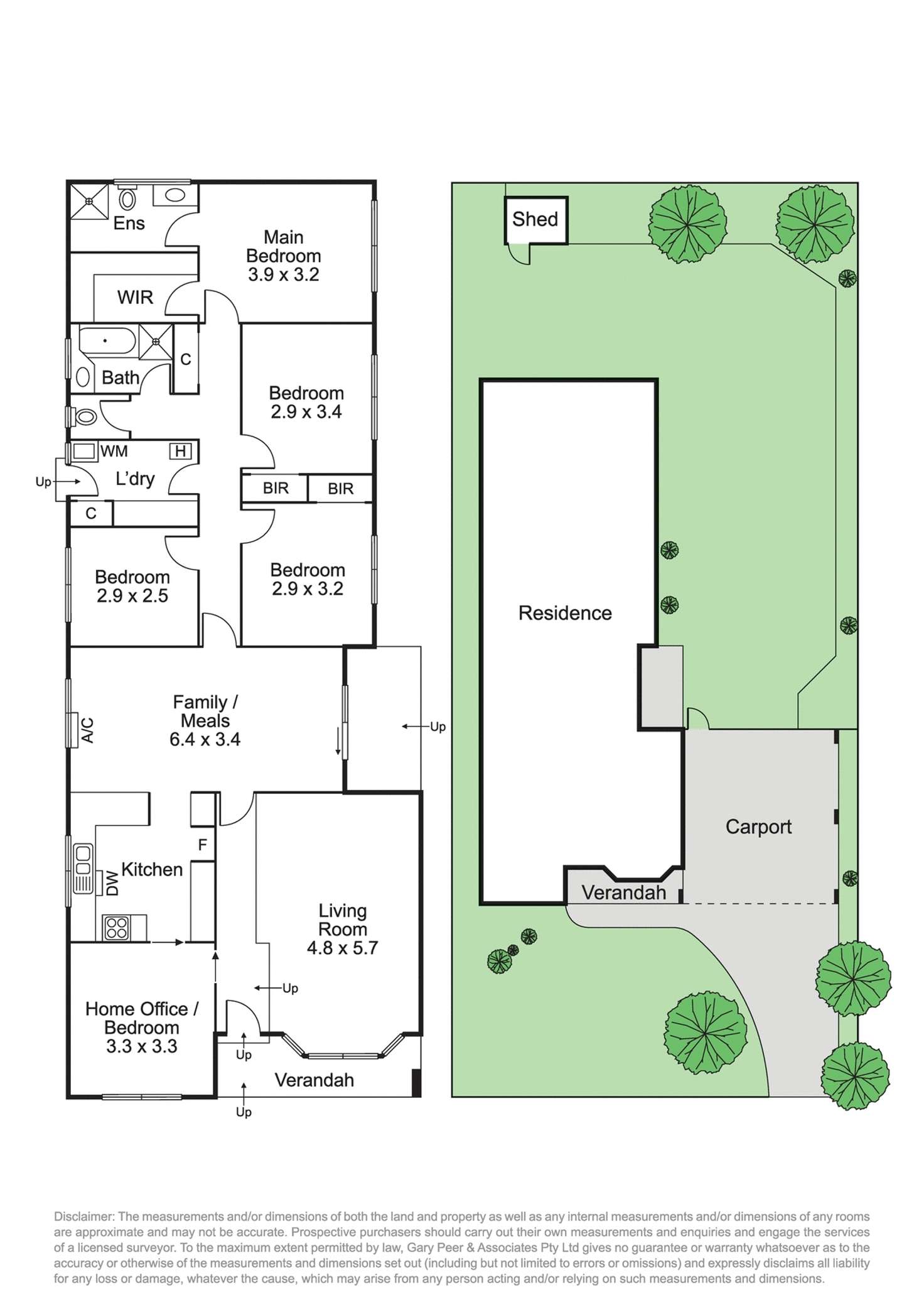 Floorplan of Homely house listing, 33 Rothschild Street, Glen Huntly VIC 3163