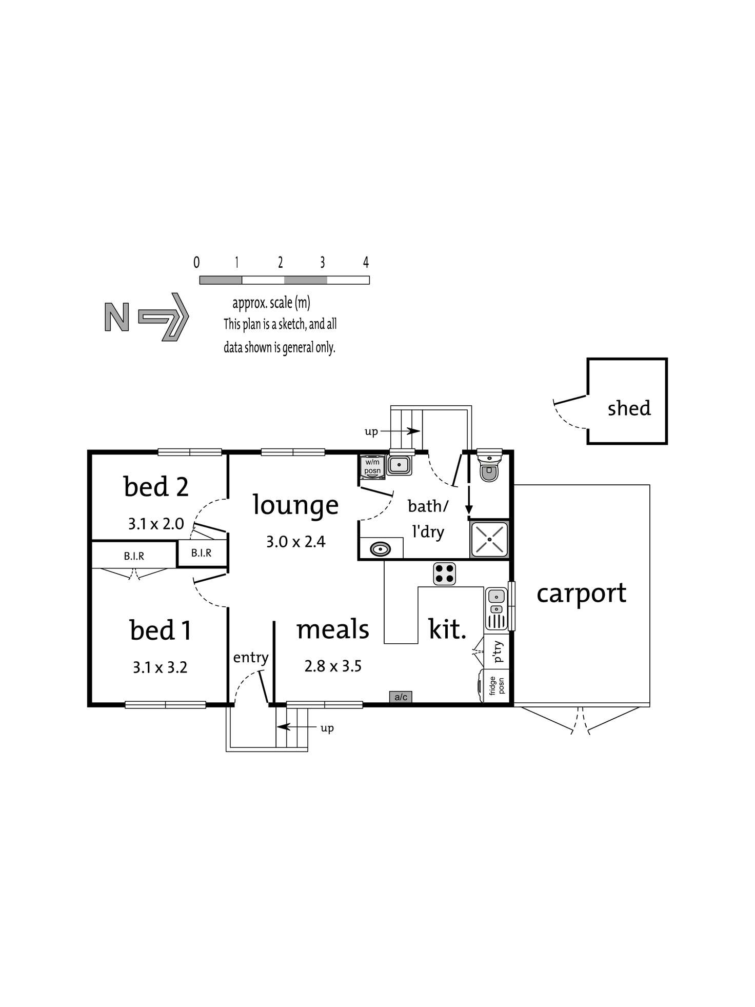 Floorplan of Homely unit listing, 12 Cochrane Street, Mitcham VIC 3132