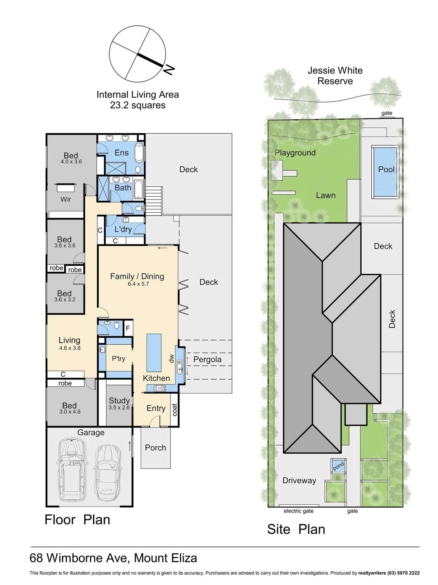Floorplan of Homely house listing, 68 Wimborne Avenue, Mount Eliza VIC 3930