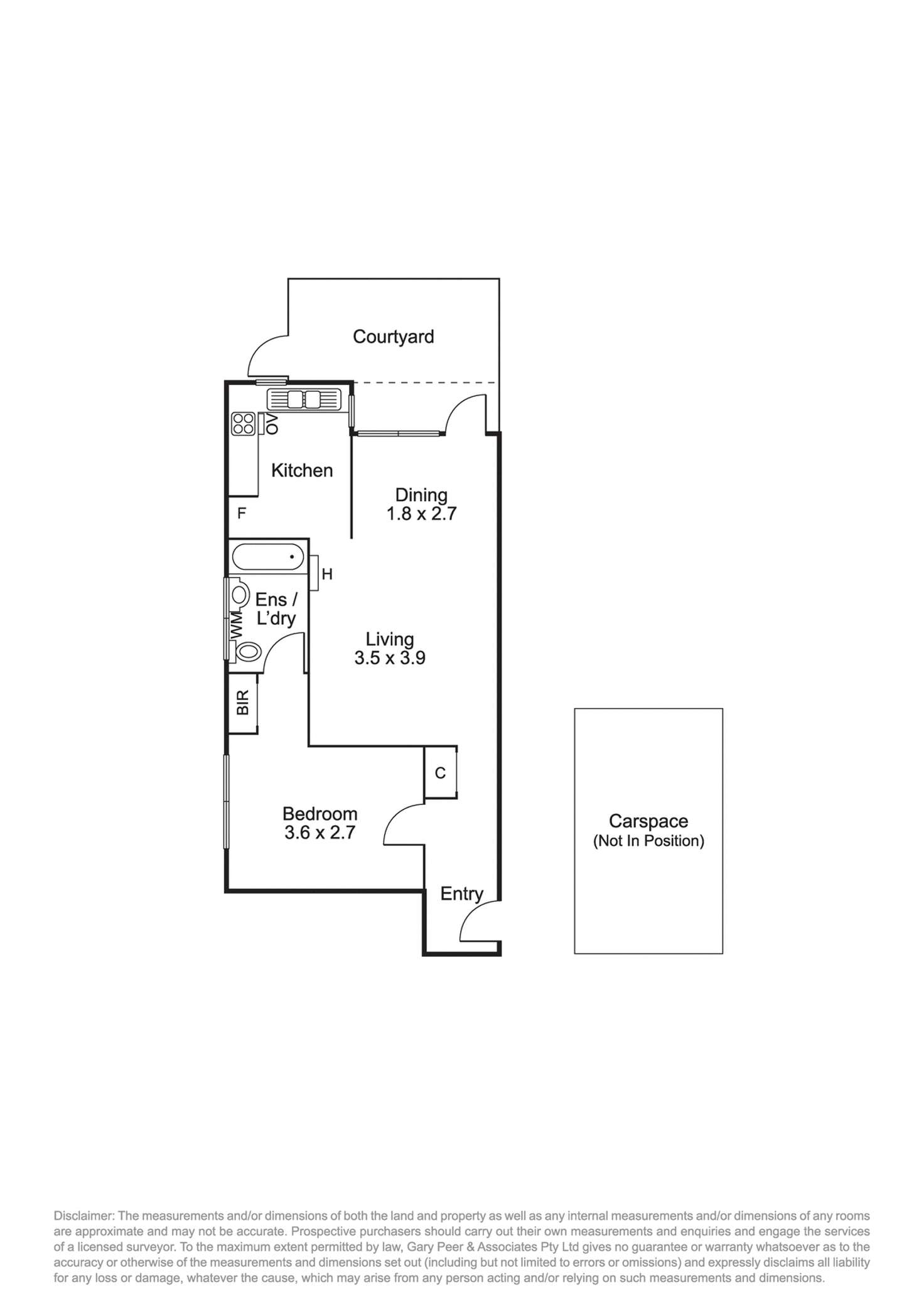 Floorplan of Homely apartment listing, 4/207 Canterbury Road, St Kilda West VIC 3182