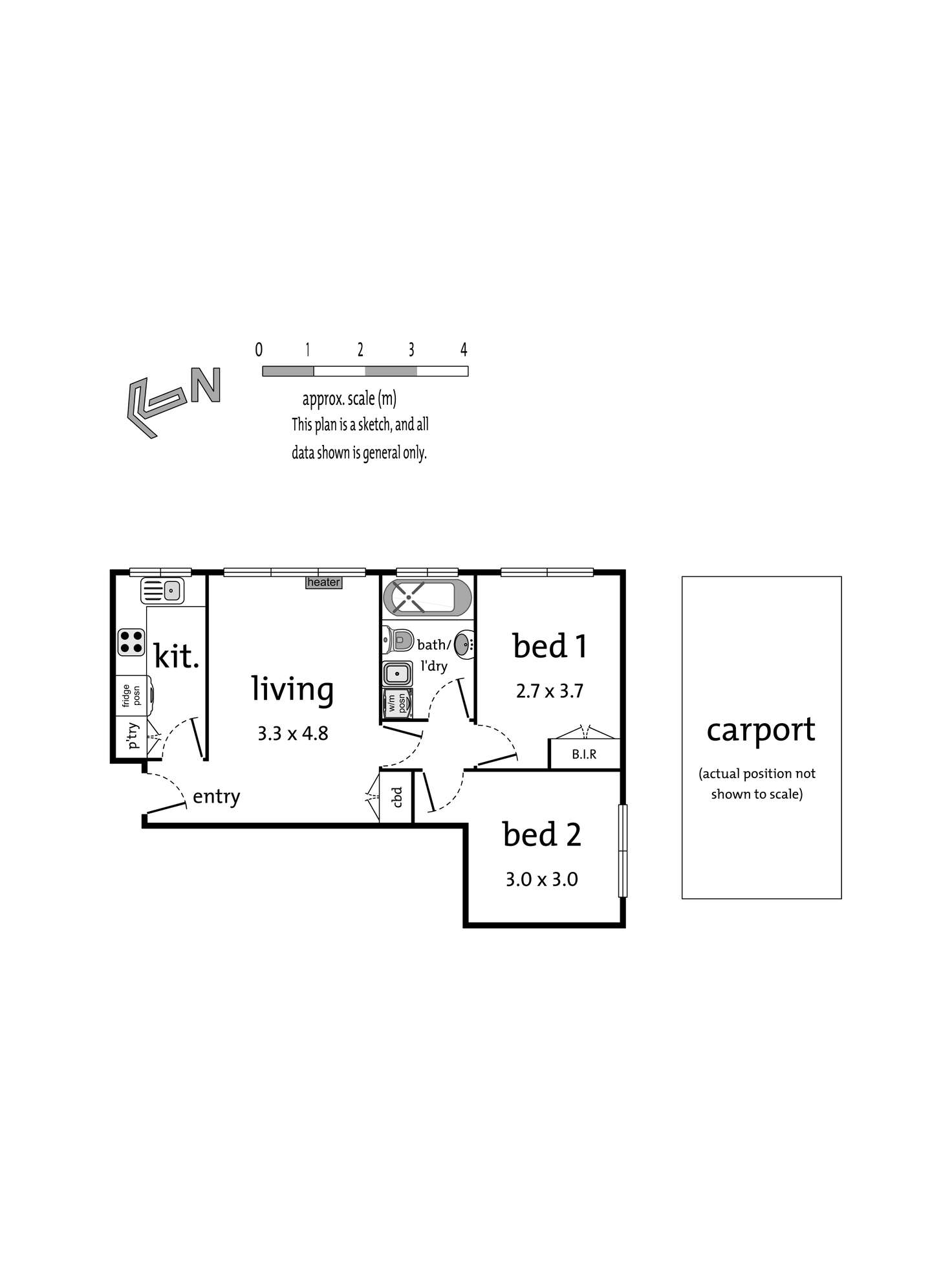 Floorplan of Homely apartment listing, 4/9-11 Kent Road, Box Hill VIC 3128