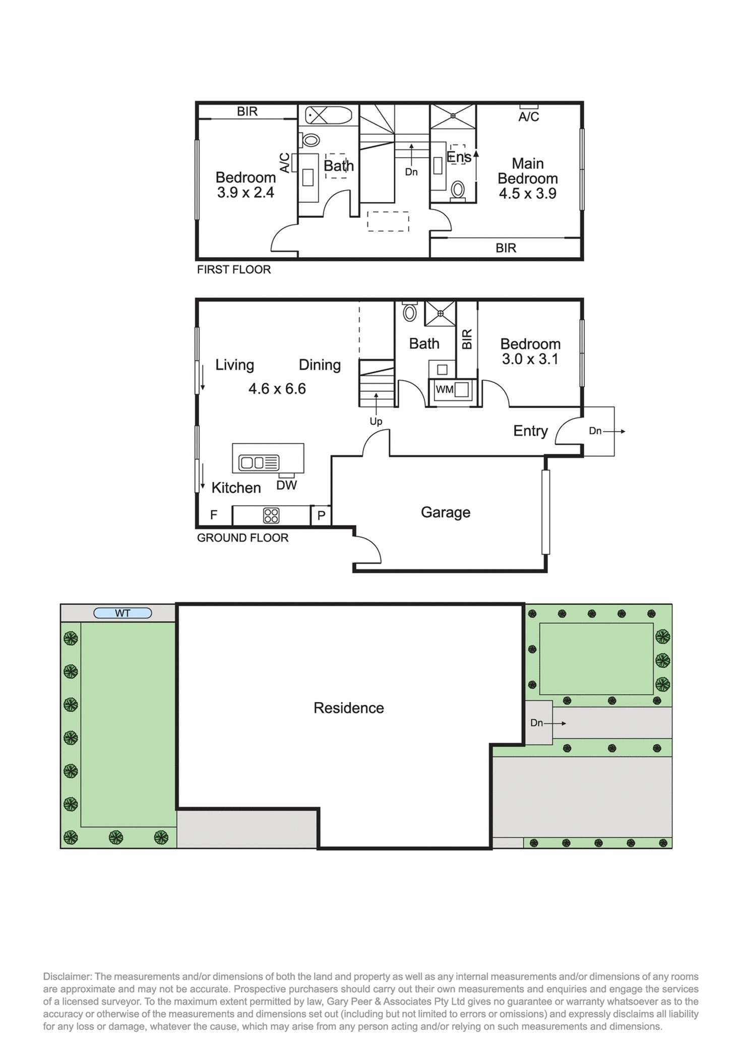 Floorplan of Homely townhouse listing, 11b Augusta Street, Glen Huntly VIC 3163