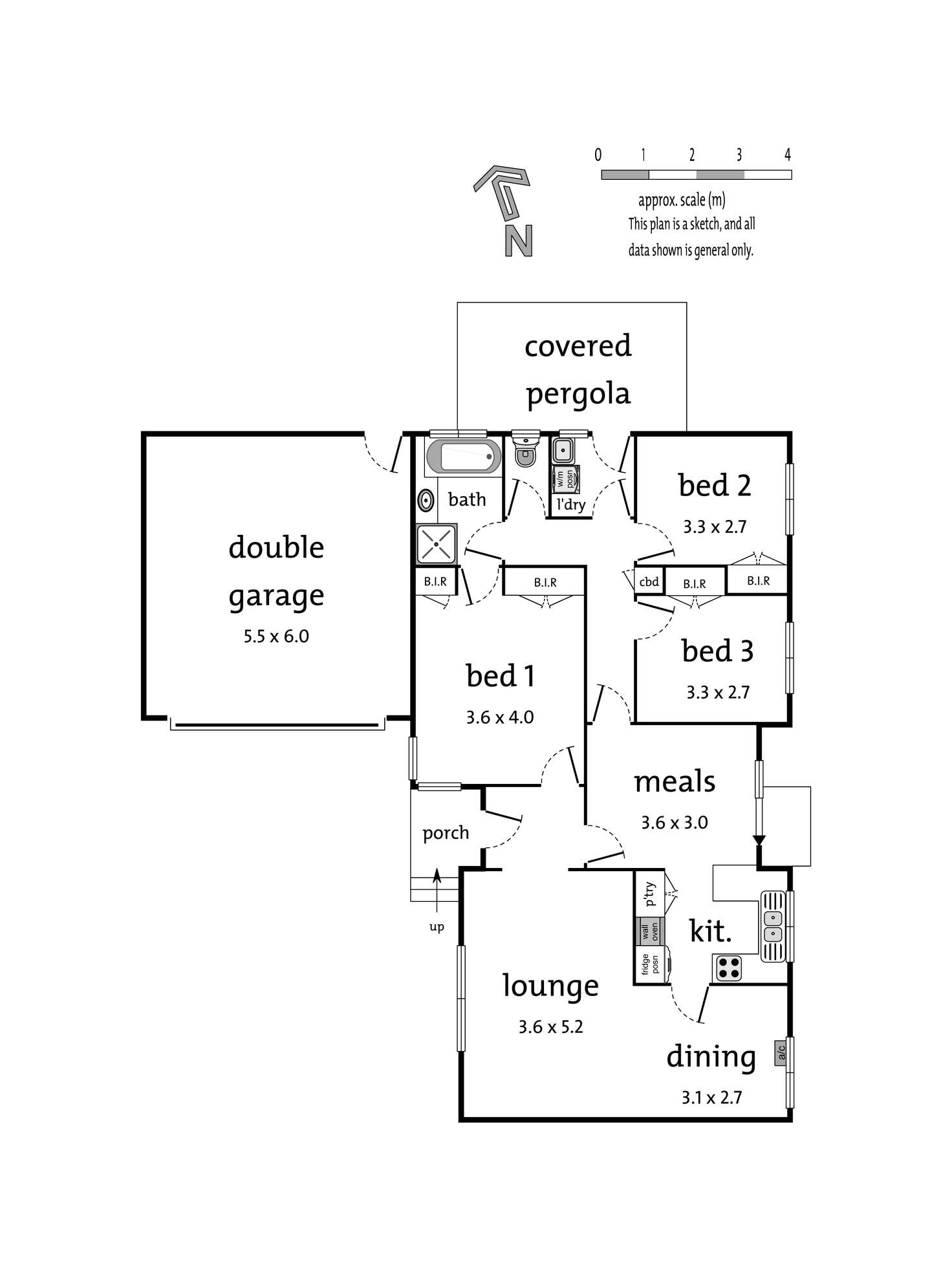 Floorplan of Homely unit listing, 2/1 Talford Street, Doncaster East VIC 3109
