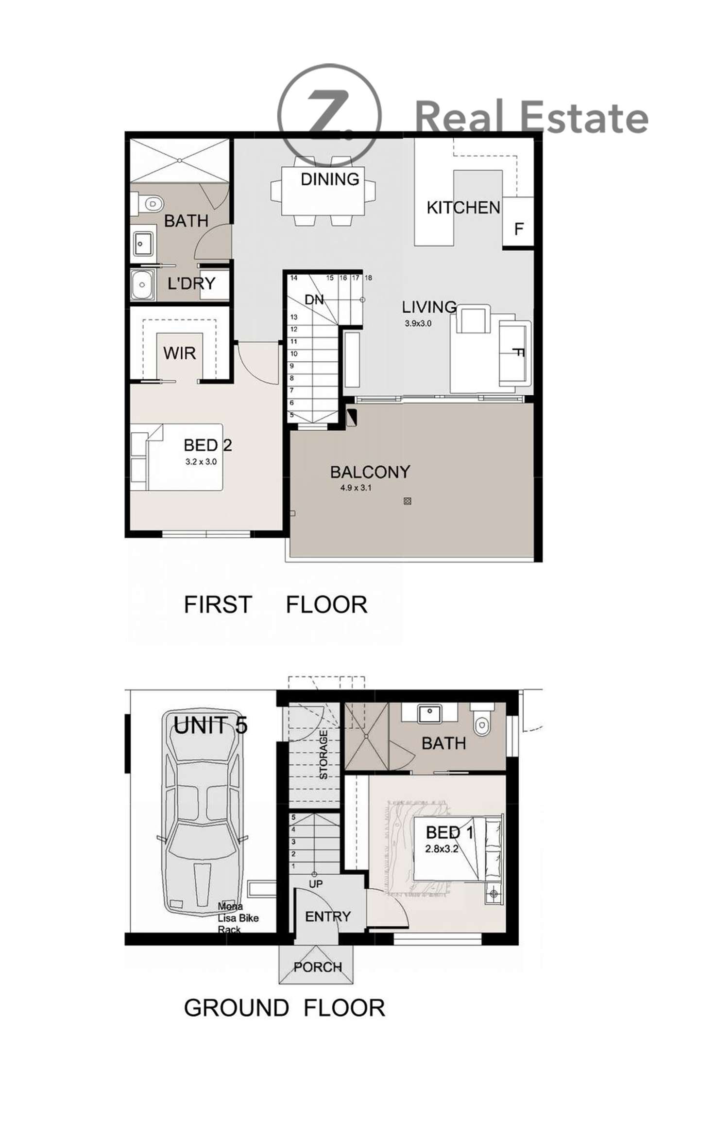 Floorplan of Homely townhouse listing, 5/151 Stud Road, Wantirna VIC 3152