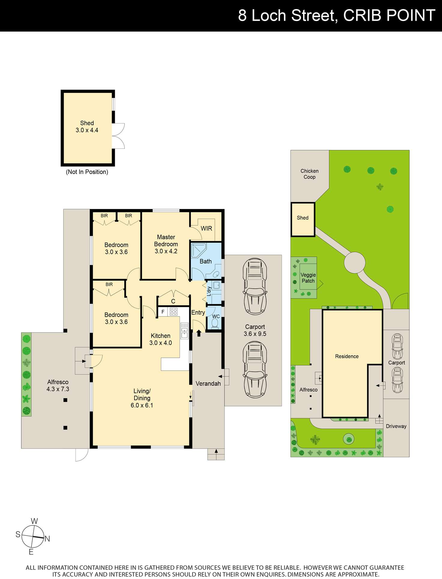 Floorplan of Homely house listing, 8 Loch Street, Crib Point VIC 3919